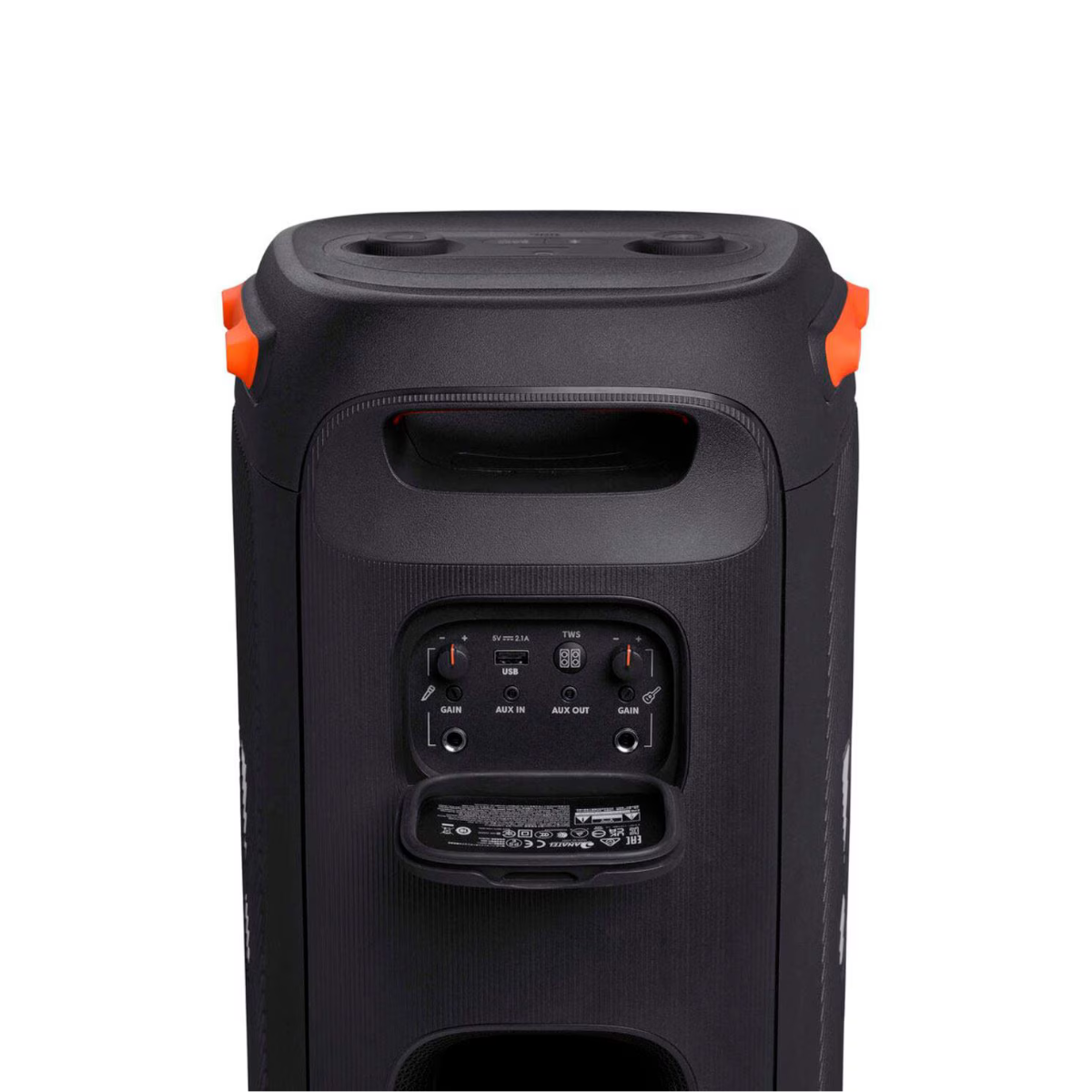 Bocina JBL PartyBox 110 Bluetooth 160W Luz LED IPX4, negro
