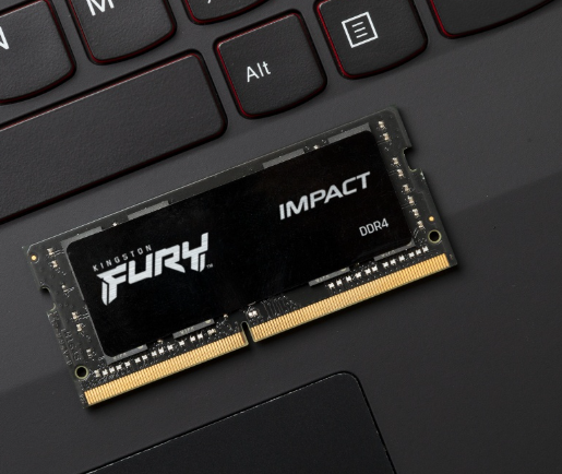 Memoria RAM para Laptop Kingston FURY Impact DDR4, 3200MHz, 32GB, Non-ECC, CL20, 260-pin SO-DIMM, XMP