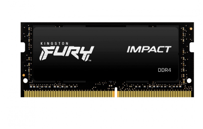 Memoria RAM para Laptop Kingston FURY Impact DDR4, 3200MHz, 32GB, Non-ECC, CL20, 260-pin SO-DIMM, XMP