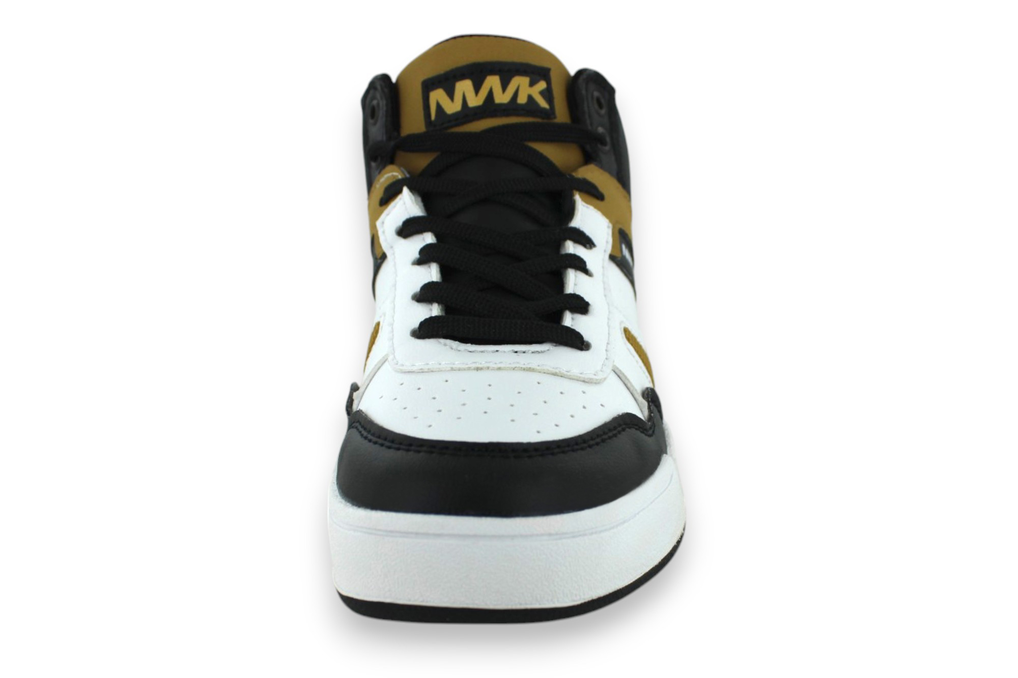 Tenis Casual Blanco Negro Mostaza Infantil Dowen Newk