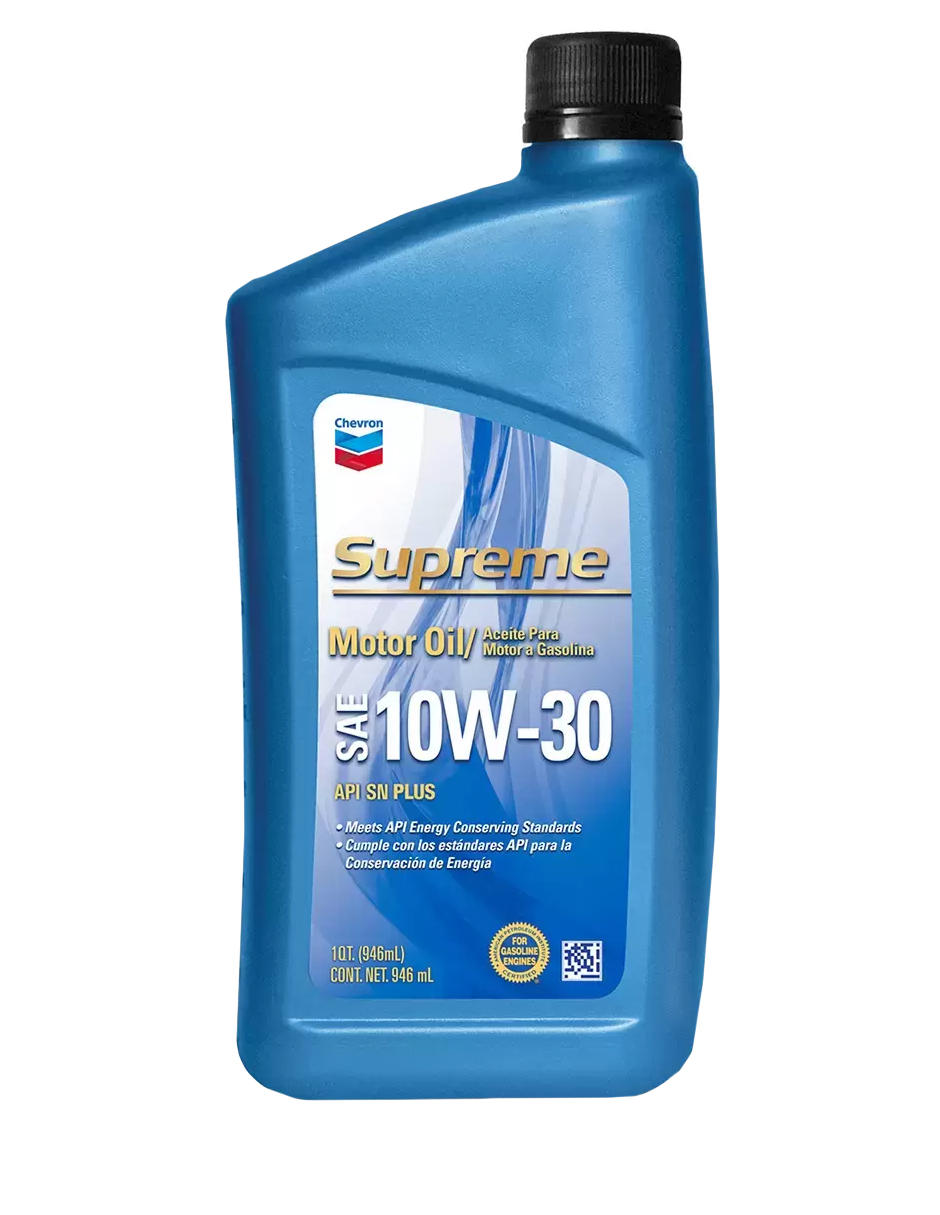 Aceite Para Motor A Gasolina Chevron Supreme 10W-30 12pz