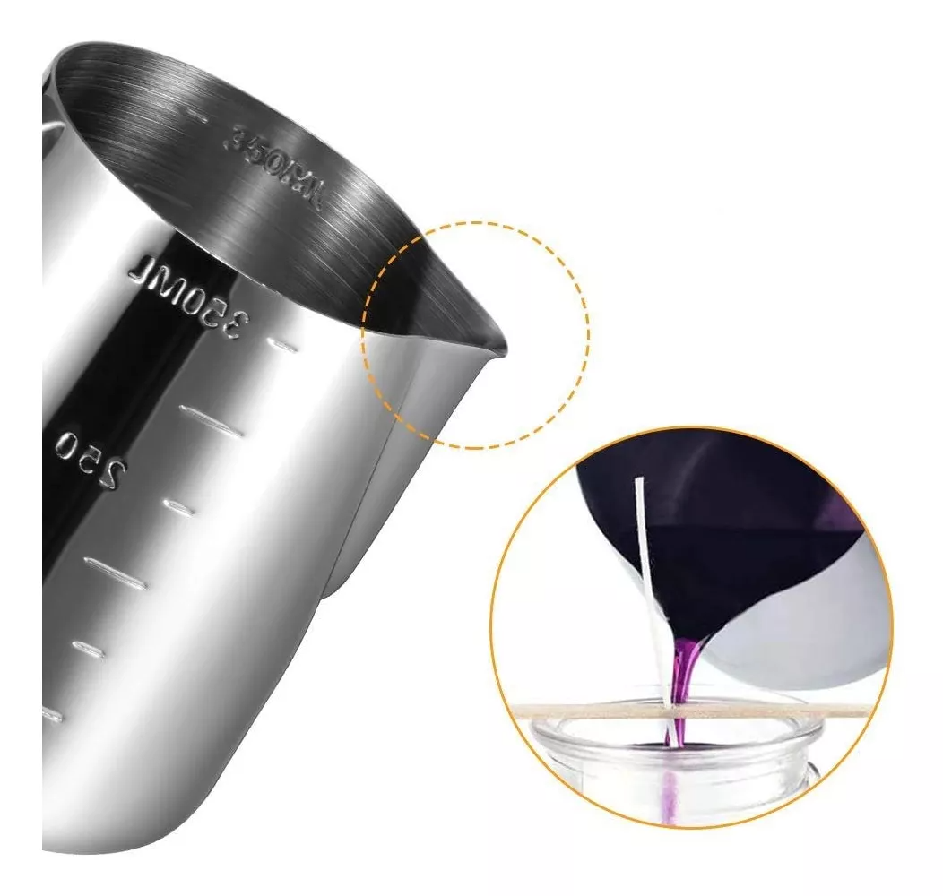 Jarra Espumador De Leche Cafe Latte Acero Inoxidable 1000ml Color Plateado