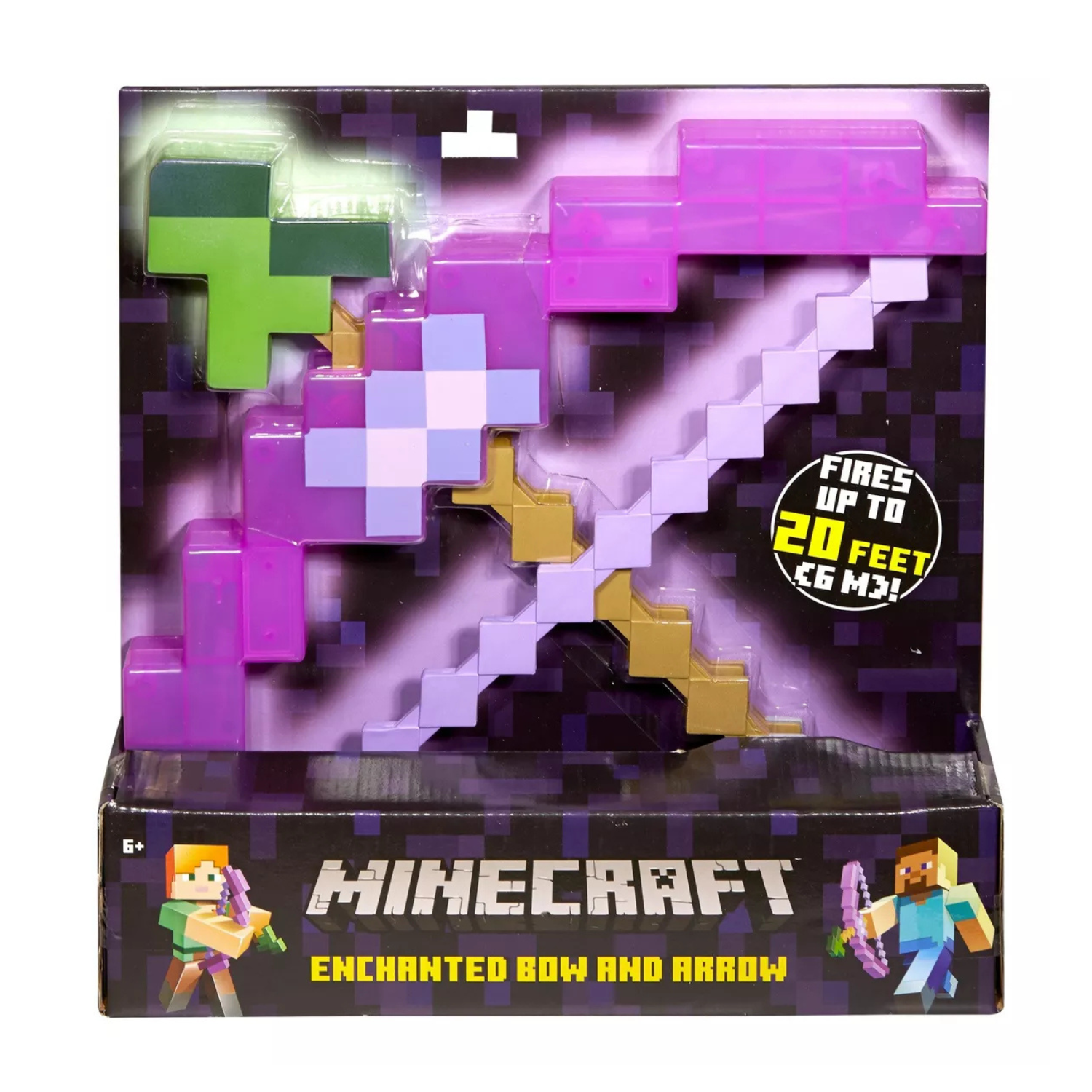 Arco Mágico de Minecraft con Flecha en Forma de Poción | Juguete Coleccionable