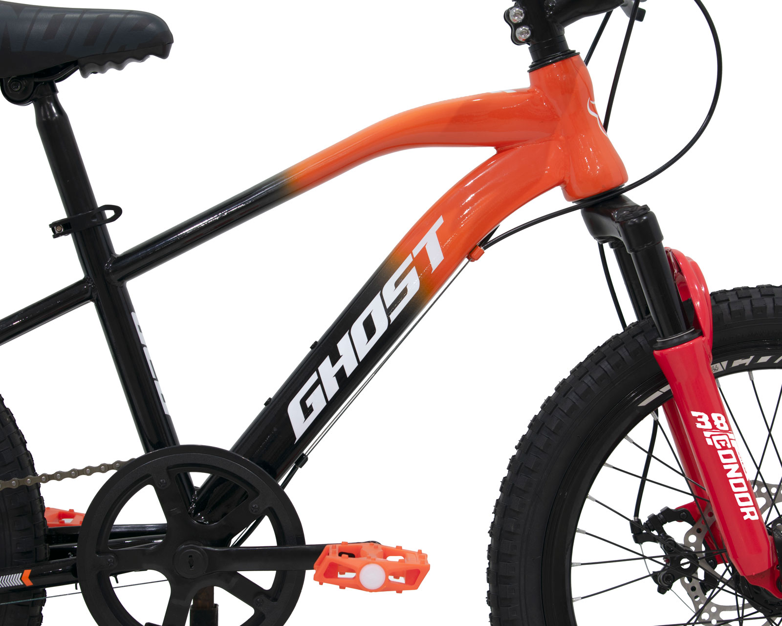 Bicicleta Ghost Claw Rodada 20 Naranja De Montaña