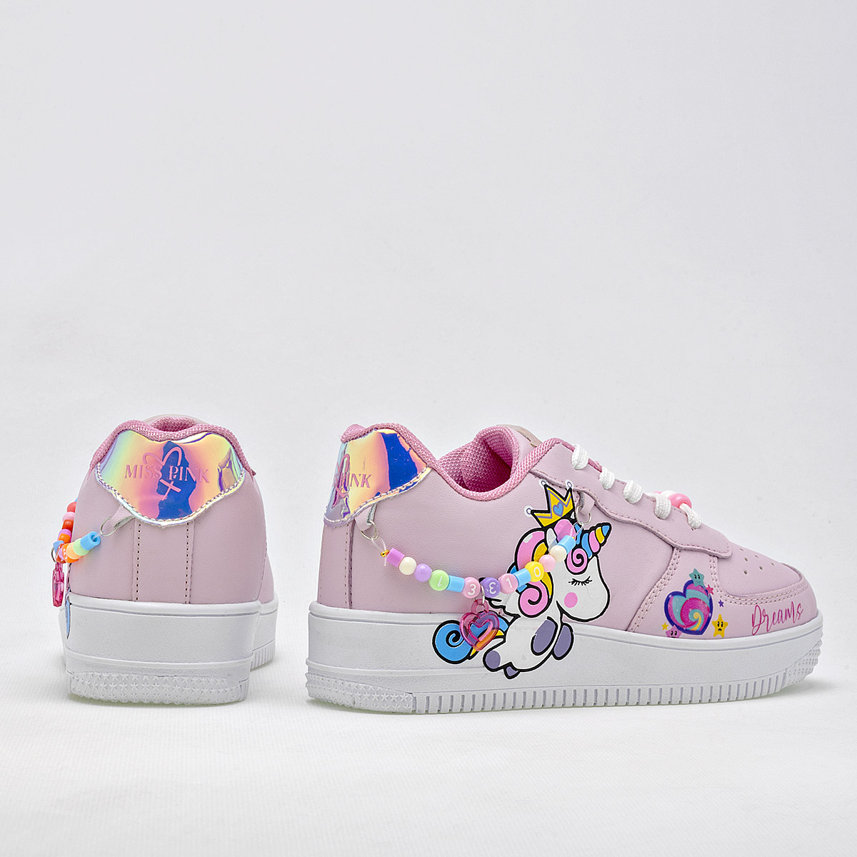 TENIS NIÑA MISS PINK SOFIA ROSA MULTICOLOR 