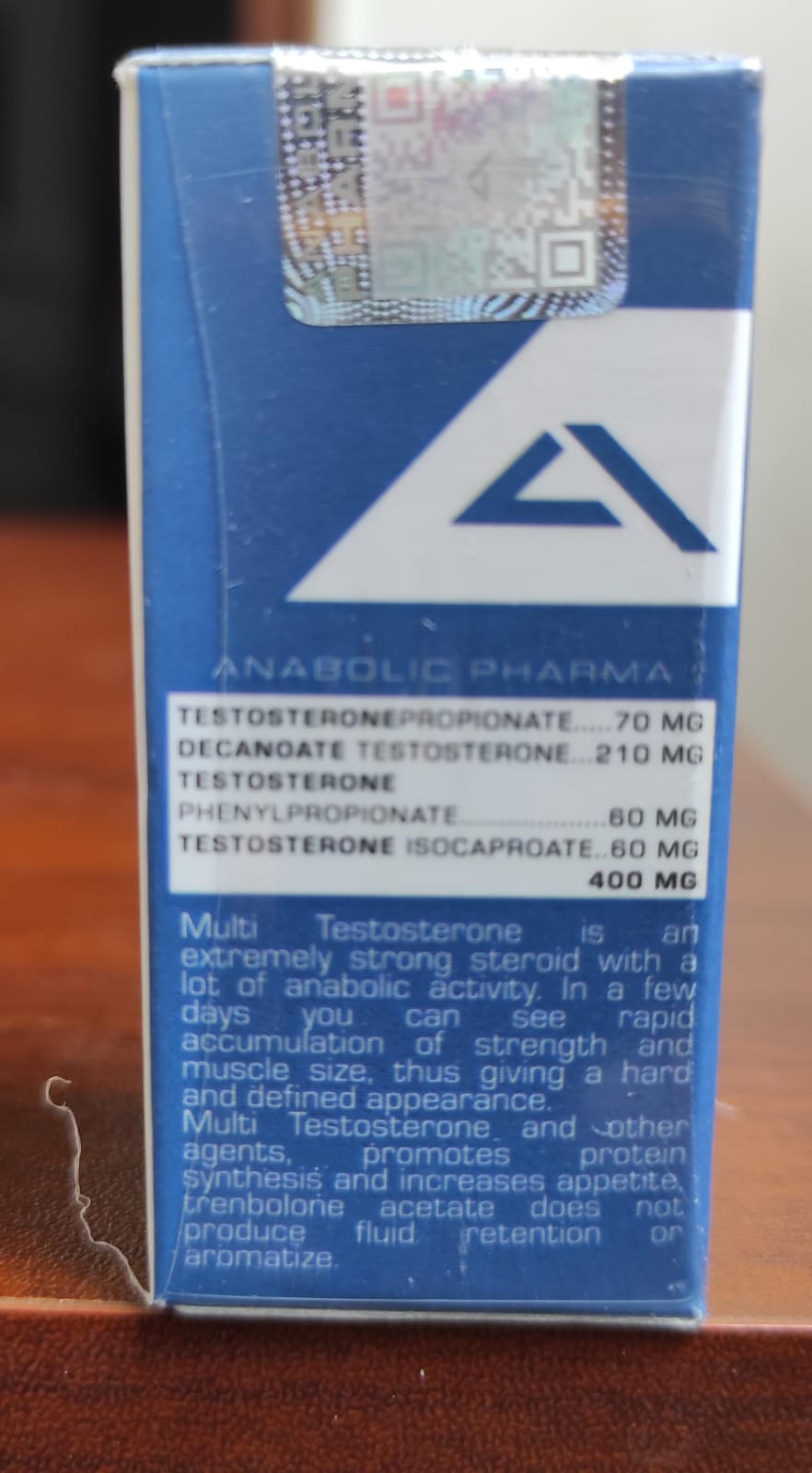 SUPER TESTO 400 - Blend Testosteronas - Inyectable - 400mg/ml 10ml - Anabolic Pharma - Potencia total, masa explosiva y efecto hormonal prolongado