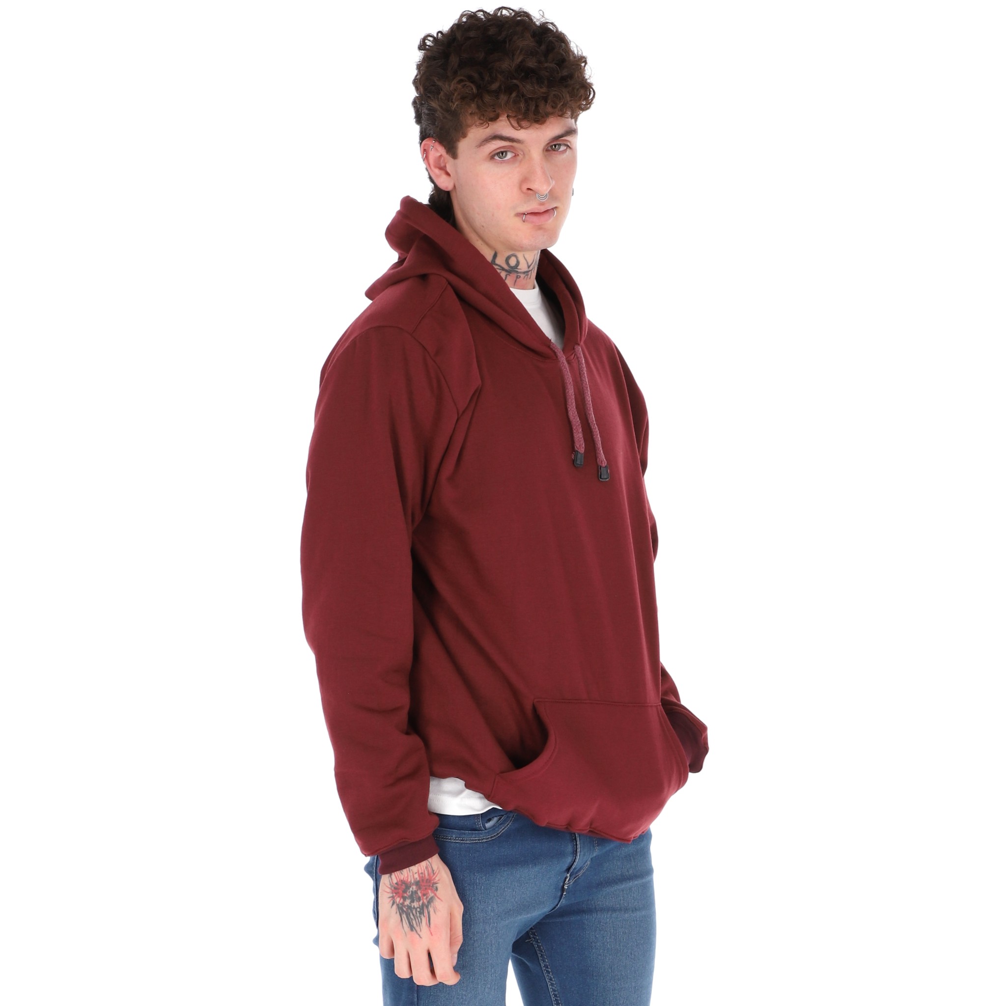 Paquete De 2 Sudaderas Hoodie Capucha Hombre Felpa Comodo