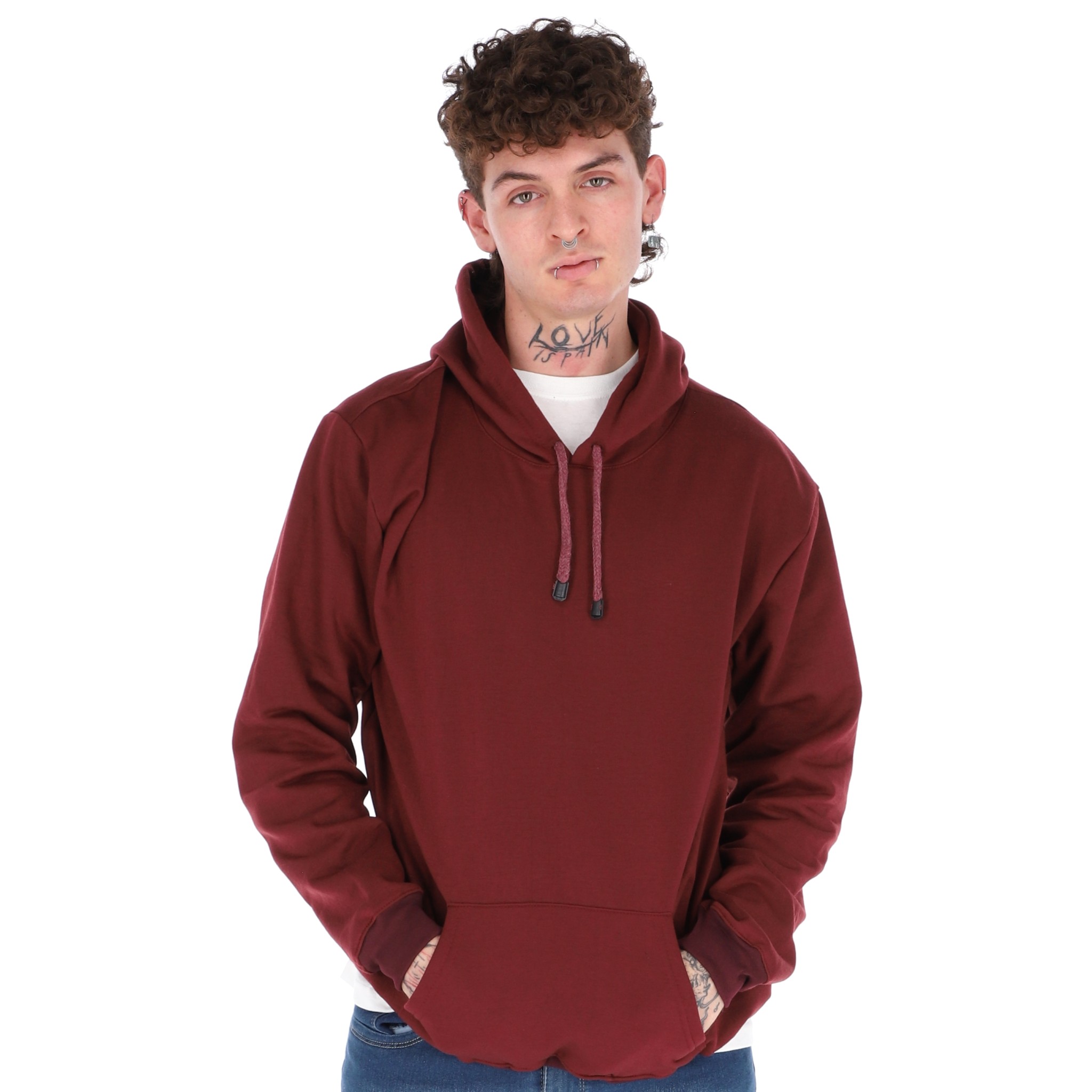 Paquete De 2 Sudaderas Hoodie Capucha Hombre Felpa Comodo