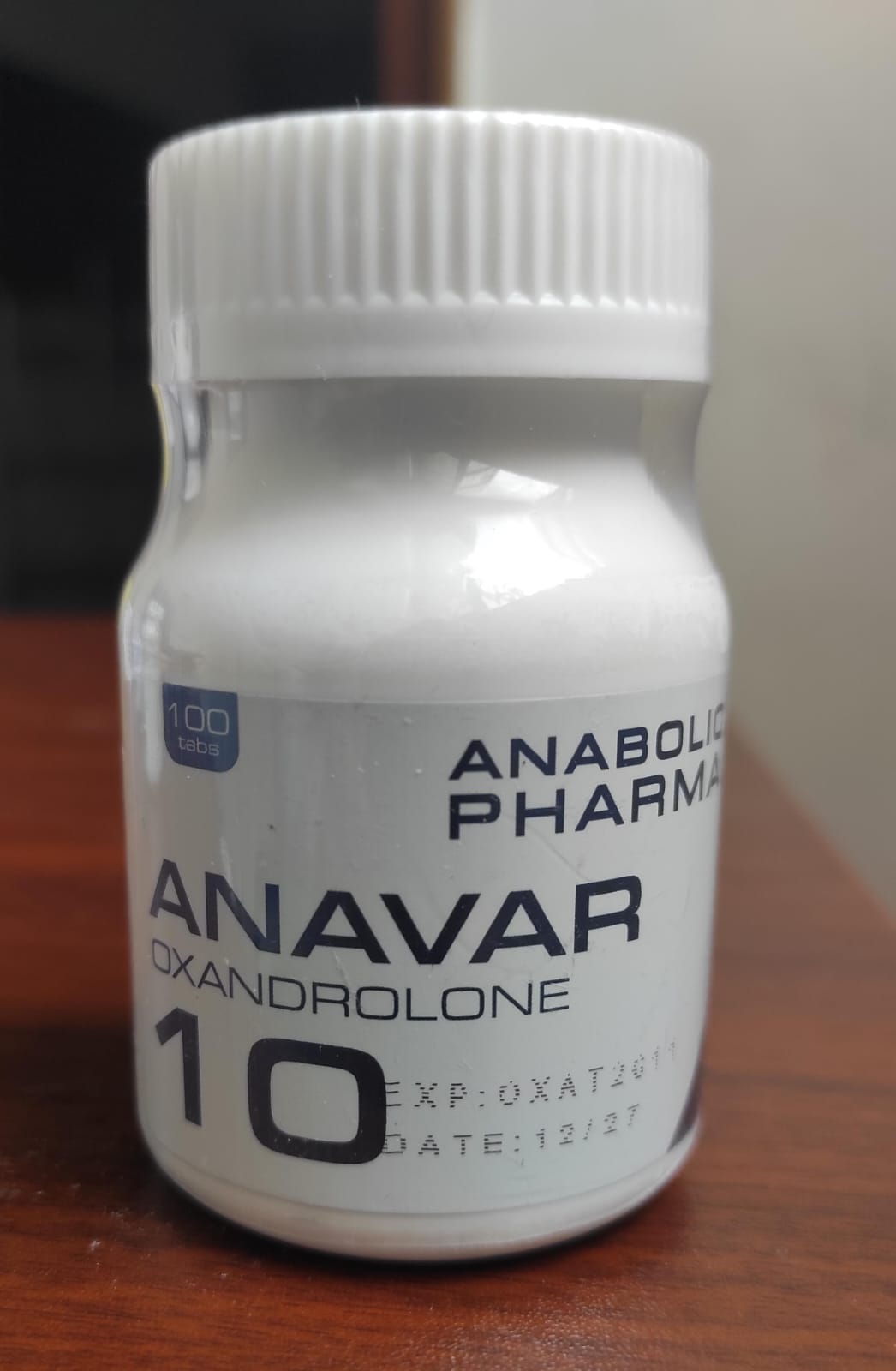 ANAVAR - Oxandrolona - Oral - 10mg/tab 100 tabletas - Anabolic Pharma - Definición premium con fuerza limpia y mínima retención