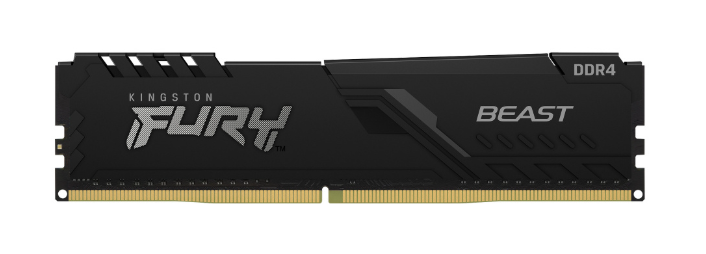 Memoria RAM Kingston FURY Beast Black DDR4, 3200MHz, 16GB, CL16, XMP