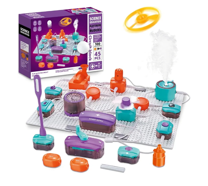 Juego de ciencias didáctico infantil circuito electrónico 