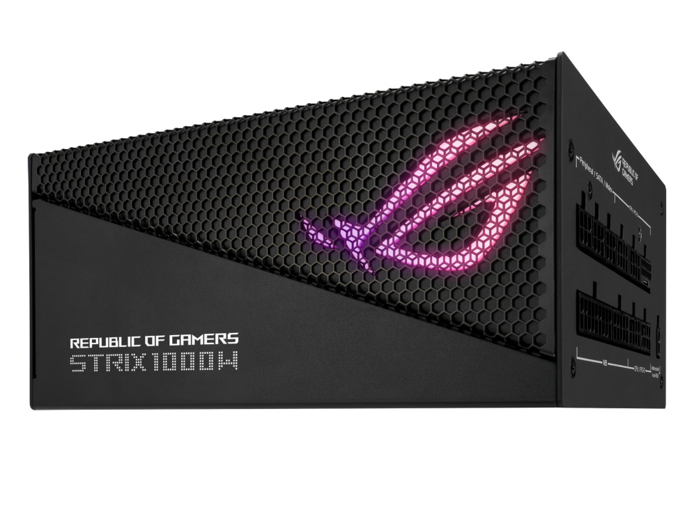 Fuente de Poder Asus ROG-STRIX-1000G-Aura-Gaming 1000W/Gold/80Plus