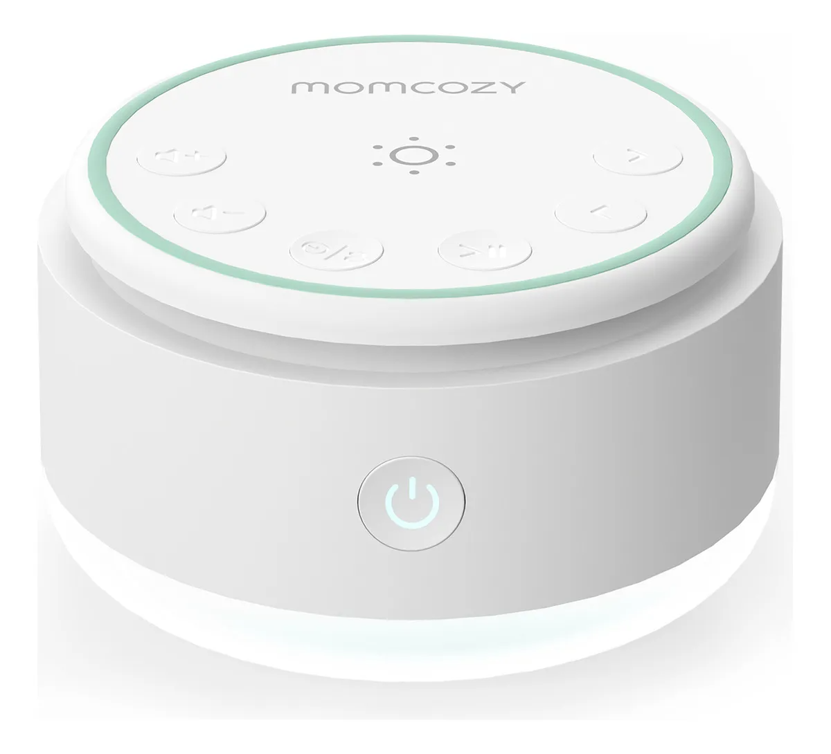 Momcozy Máquina de Ruidos Blancos Portátil para Bebés y Adultos, con 20 Sonidos y Luz Nocturna Máquina de Sonidos para Que el Bebé Duerma