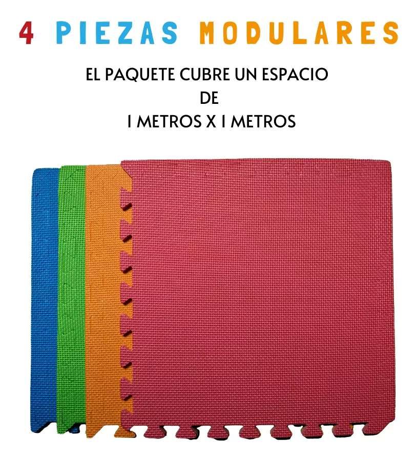 Tapete De Foamy Fomi Fomy 4 Pzs Multiusos Gym Yoga Fitness