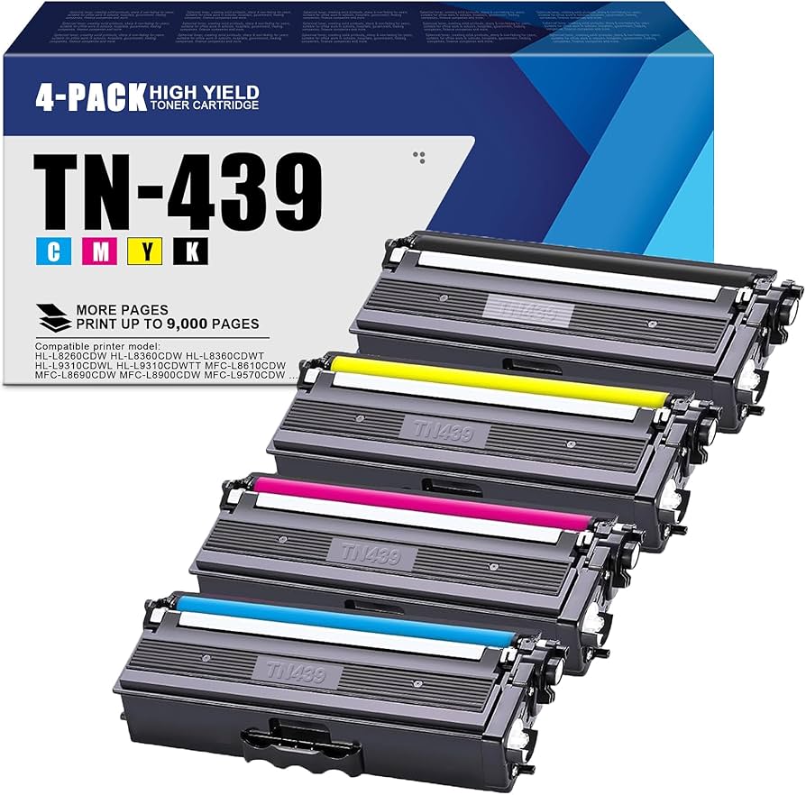 Kit De Toner Tn-439 Bk/c/m/y. 9k Páginas P/l9310cdw/l9570cdw