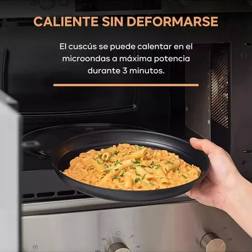 Synmore 28pzas Vajilla Juego Negro Cocina Paja Trigo Plato Tazas Kit