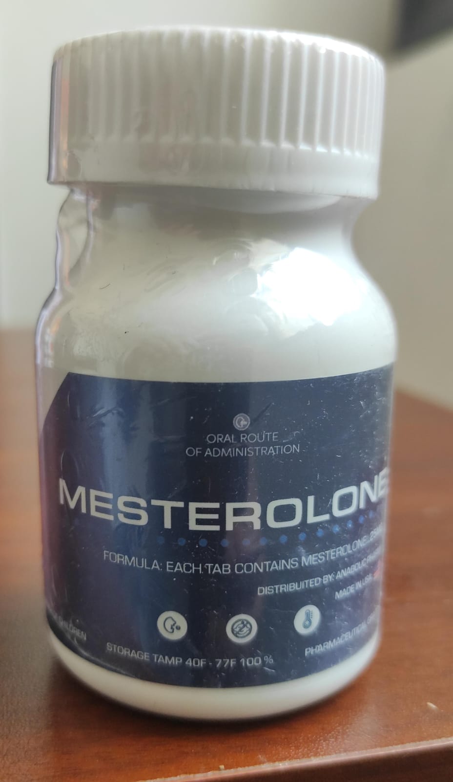 PROVIRON - Mesterolona - Oral - 25mg/tab 50 tabletas - Anabolic Pharma - Músculo duro y testosterona libre al máximo nivel