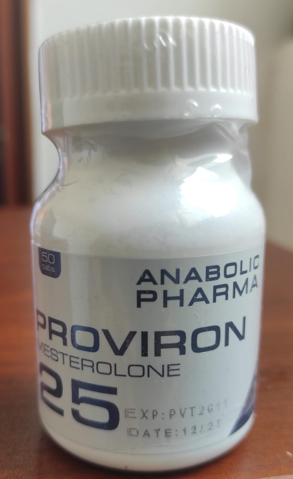 PROVIRON - Mesterolona - Oral - 25mg/tab 50 tabletas - Anabolic Pharma - Músculo duro y testosterona libre al máximo nivel