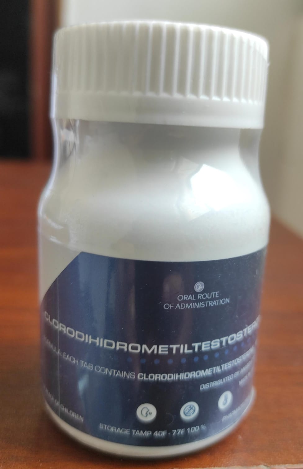TURINABOL - Metiltestosterona - Oral - 10mg/tab 100 tabletas - Anabolic Pharma - Masa magra continua con fuerza y definición sin retención