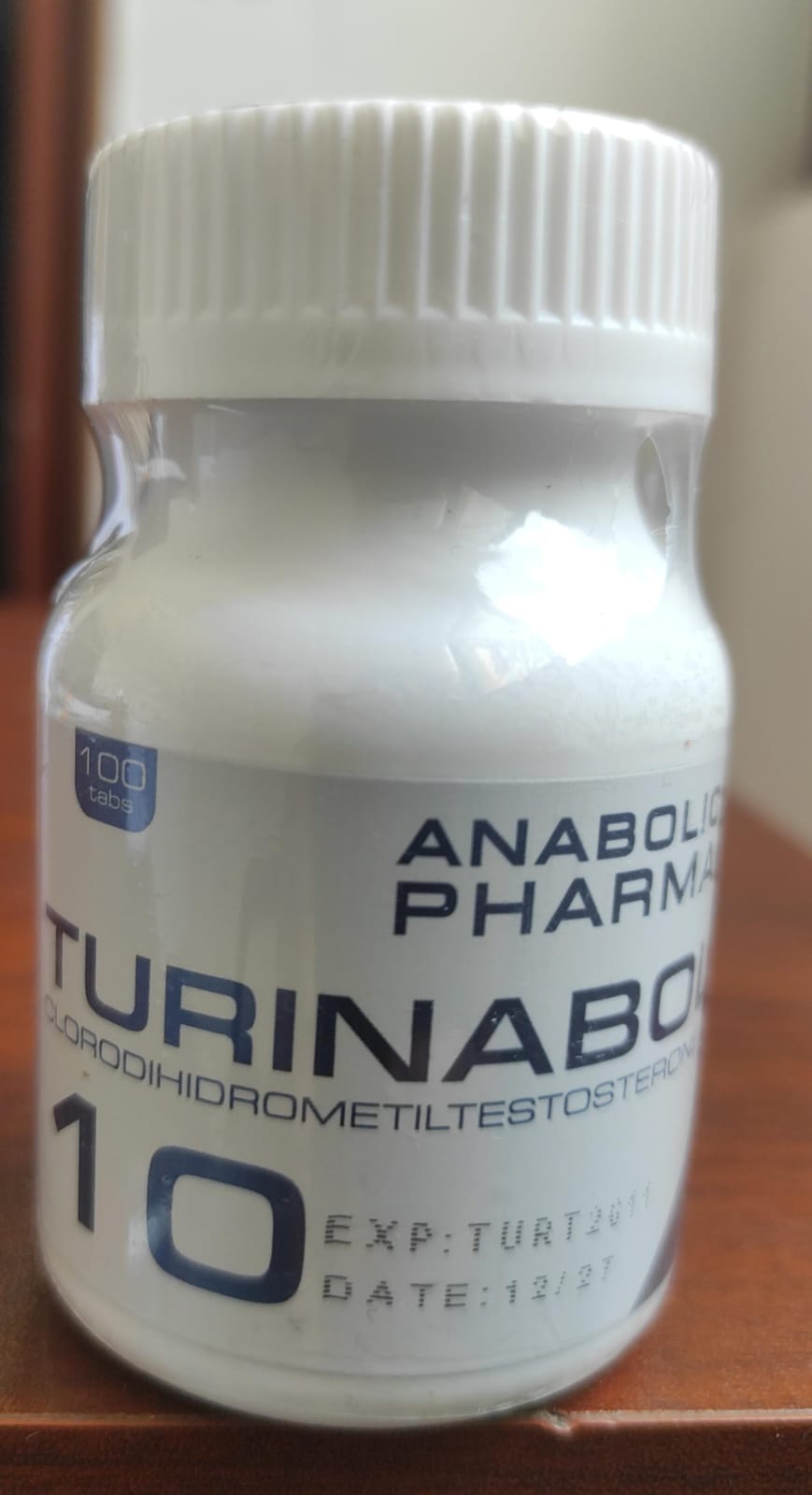 TURINABOL - Metiltestosterona - Oral - 10mg/tab 100 tabletas - Anabolic Pharma - Masa magra continua con fuerza y definición sin retención