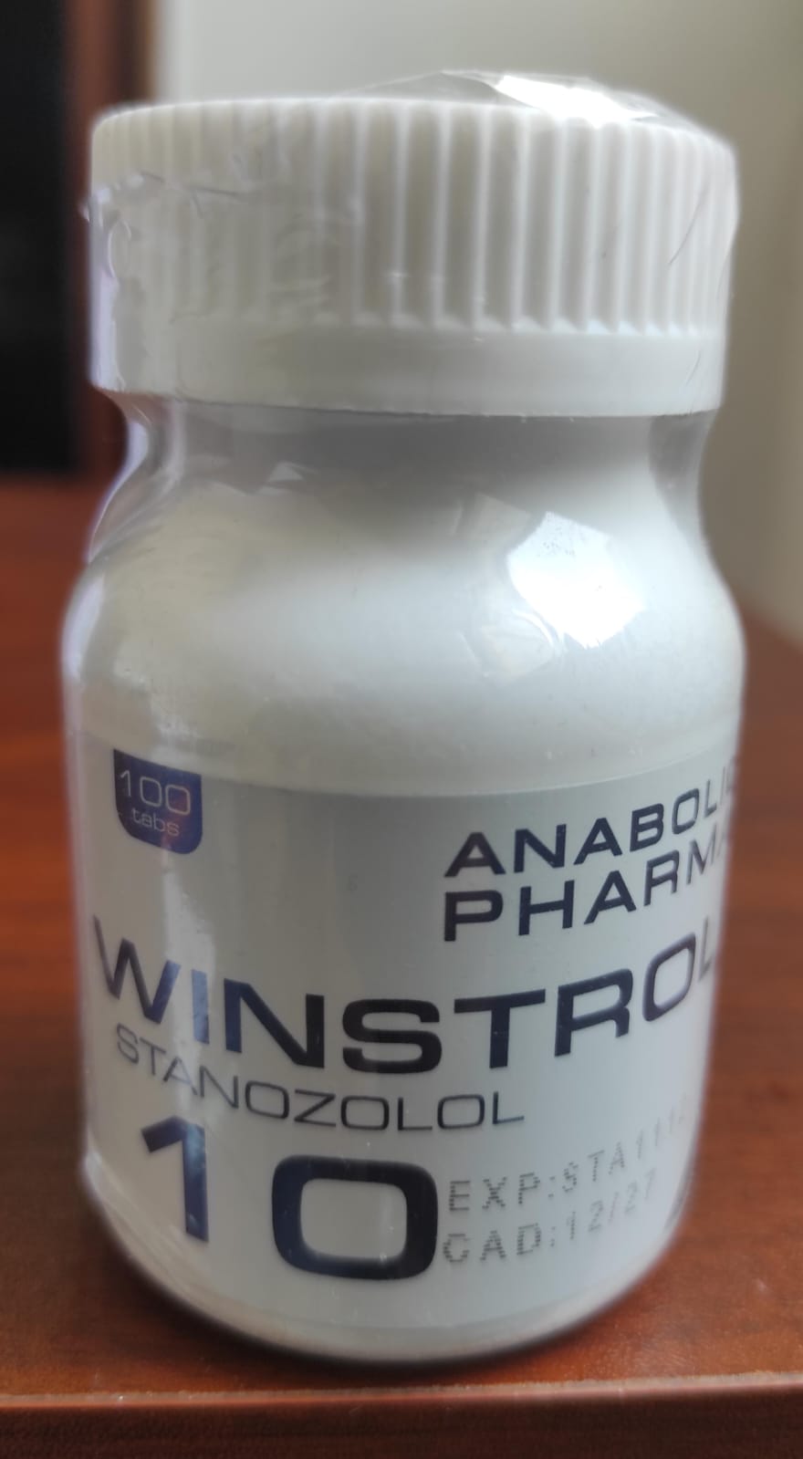 WINSTROL - Stanozolol - Oral - 10mg/tab 100 tabletas - Anabolic Pharma - Definición total y músculo seco con apariencia de acero