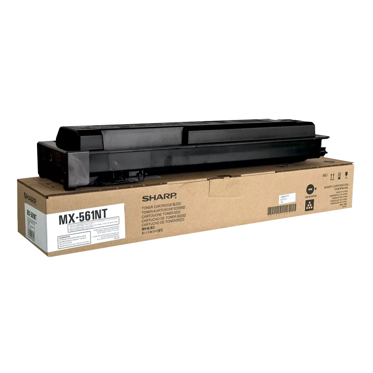 Sharp Cartucho Toner Mx561nt /mxm364 365 464 465 564 565n Tinta Negro