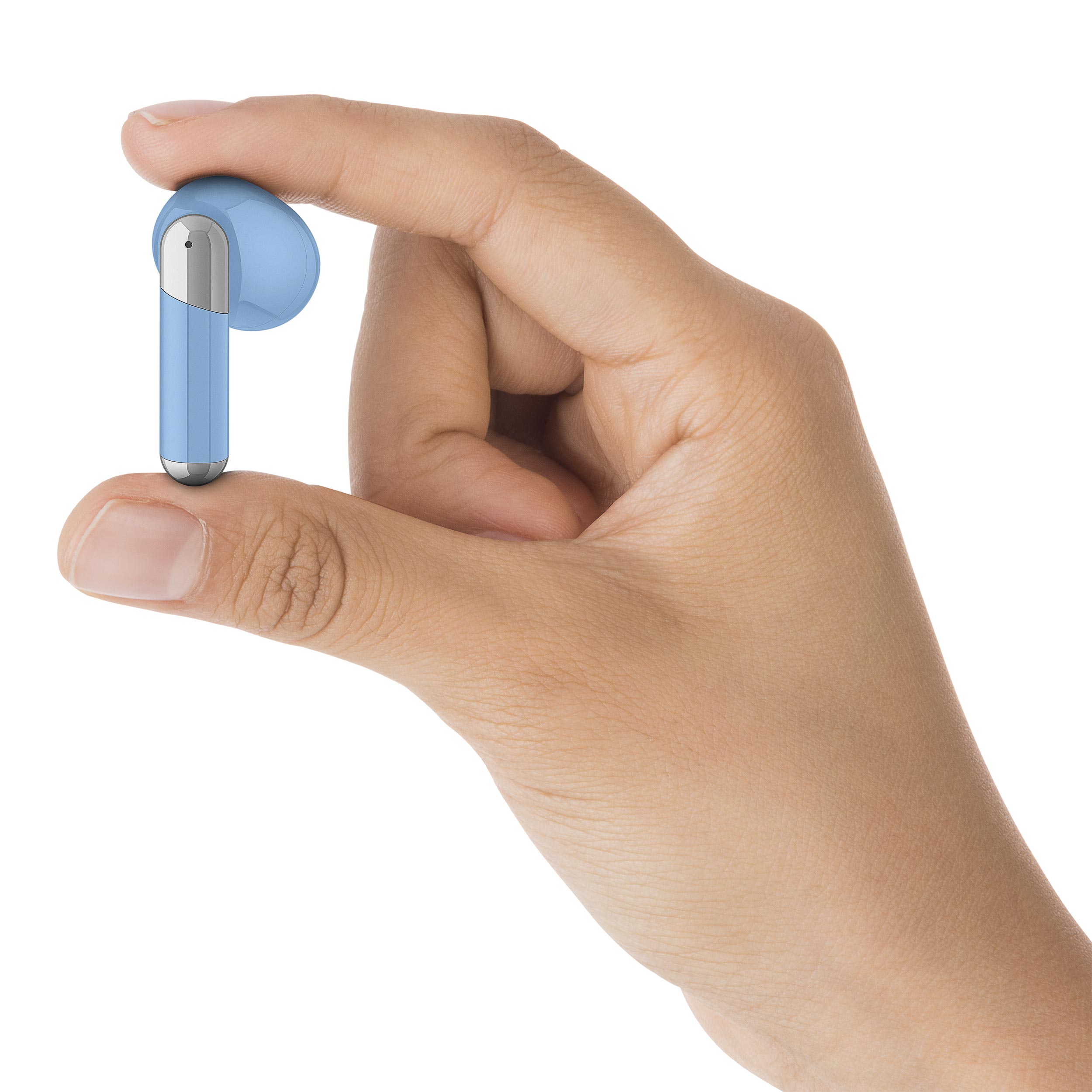 STEREN Audífonos Bluetooth Sport Touch True Wireless color azul AUD-7410AZ