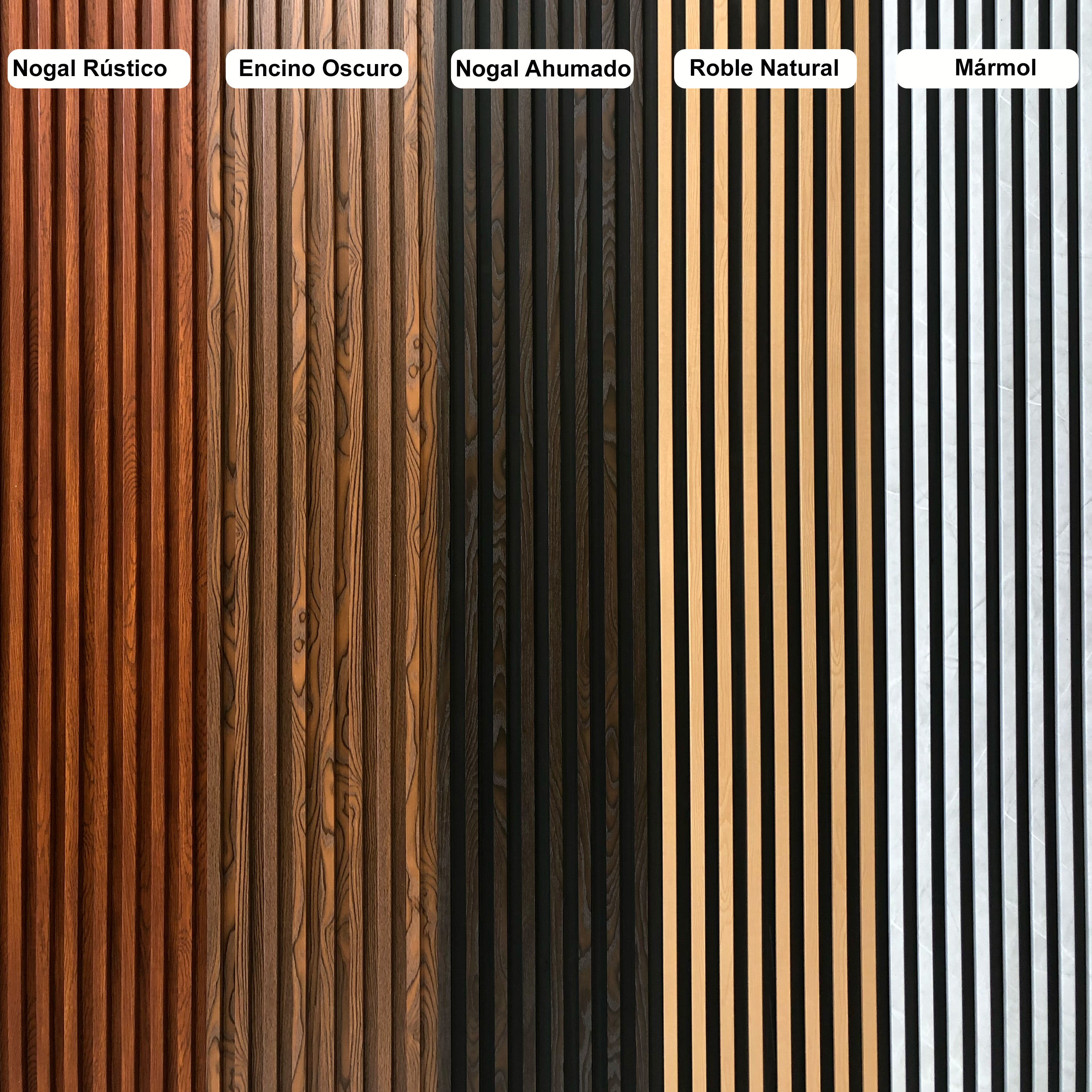  Lambrín Panel Decorativo Madera Wpc 14 Pzas 290cm x 17cm Roble Natural