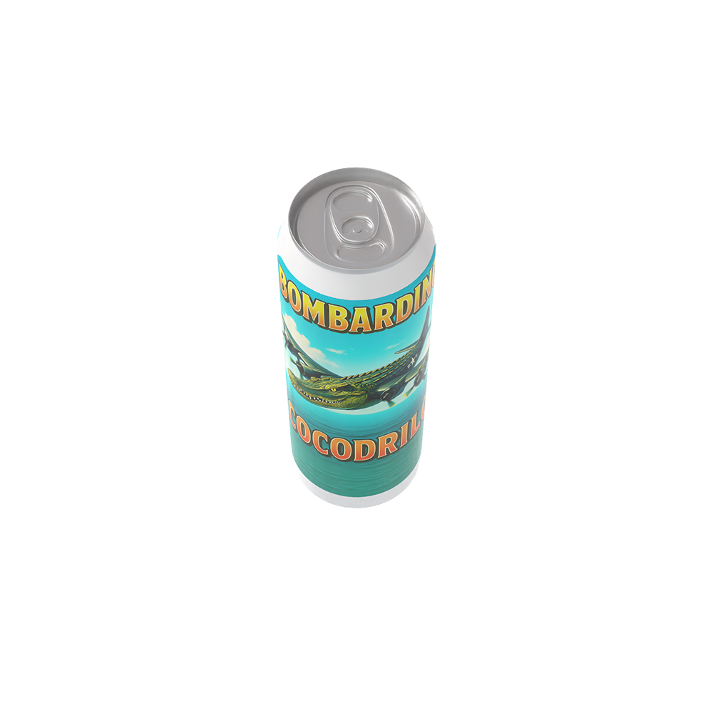 Termo Bombardero Cocodrilo I lata I acero inoxidable | Blanco | original | Viajero Metálico I 500ml