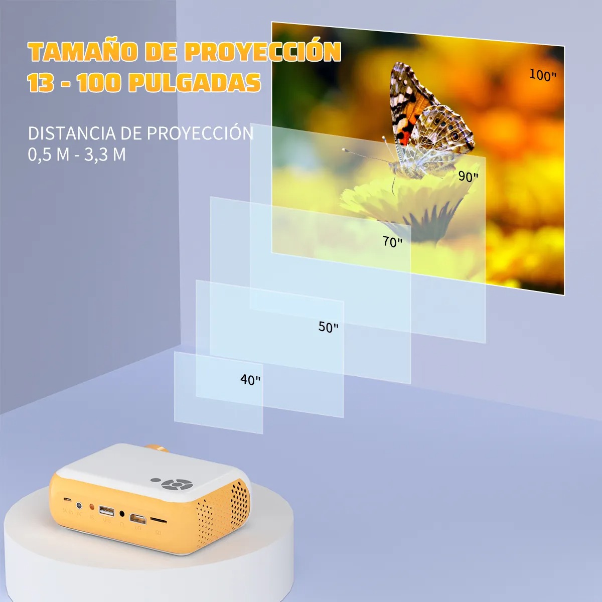 Mini Proyector Led Portatil 1080p Hd Ourlife A10