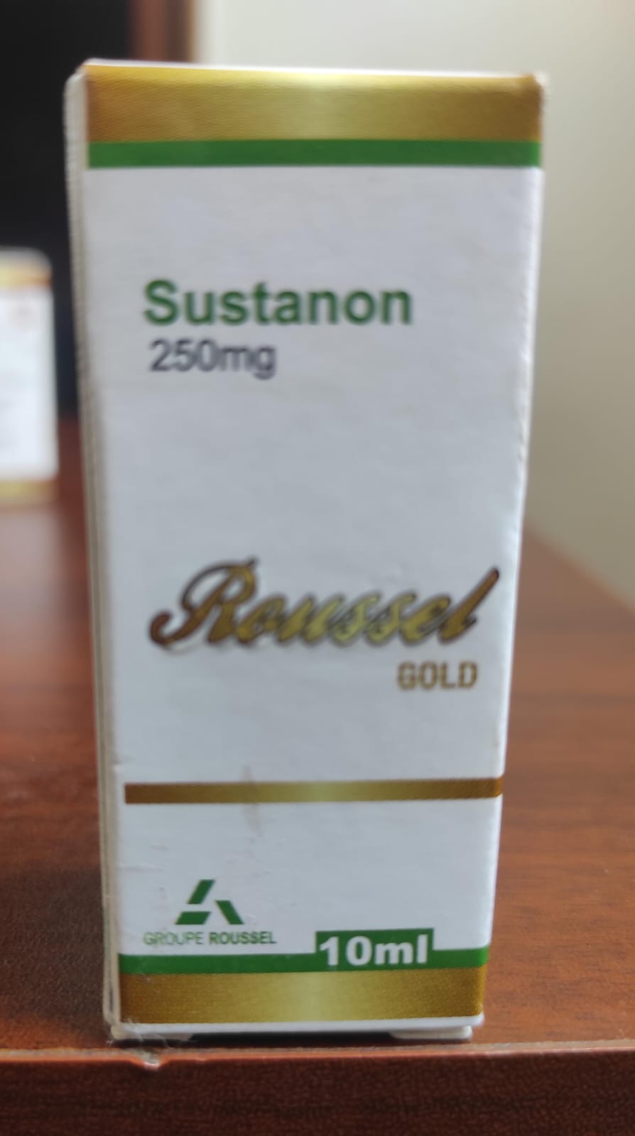 SUSTANON - Sostenon - Inyectable - 250mg/ml 10ml - Roussel Gold - Potencia muscular continua con balance hormonal perfecto