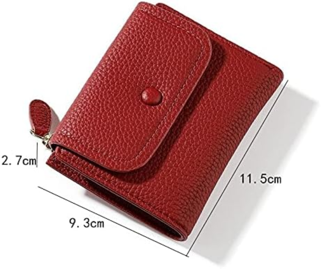 Carteras Mujer Carteras Dama Con Monedero Tarjetero Mujer Color Rojo