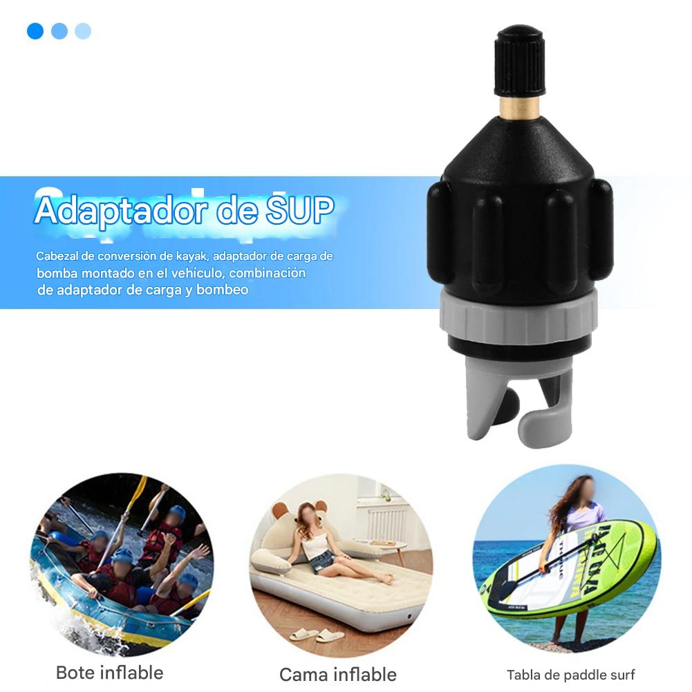 Kit adaptador válvula aire colchón aire tbla SUP bomba inflable barco Kayak Conector válvula