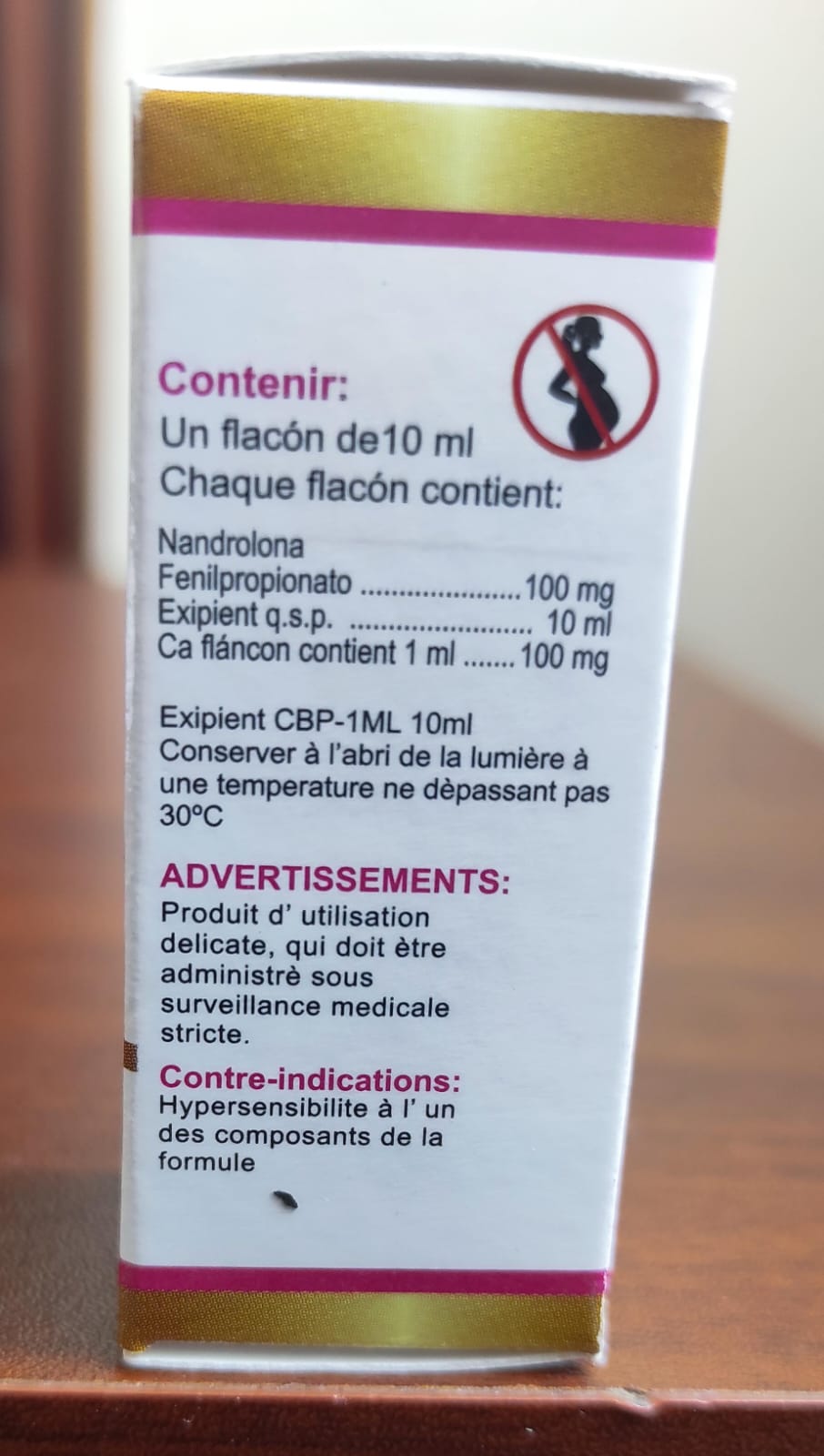 FPN - Fenilpropionato de Nandrolona - Inyectable - 100mg/ml 10ml - Roussel Gold - Volumen limpio y articulaciones reforzadas sin retención excesiva