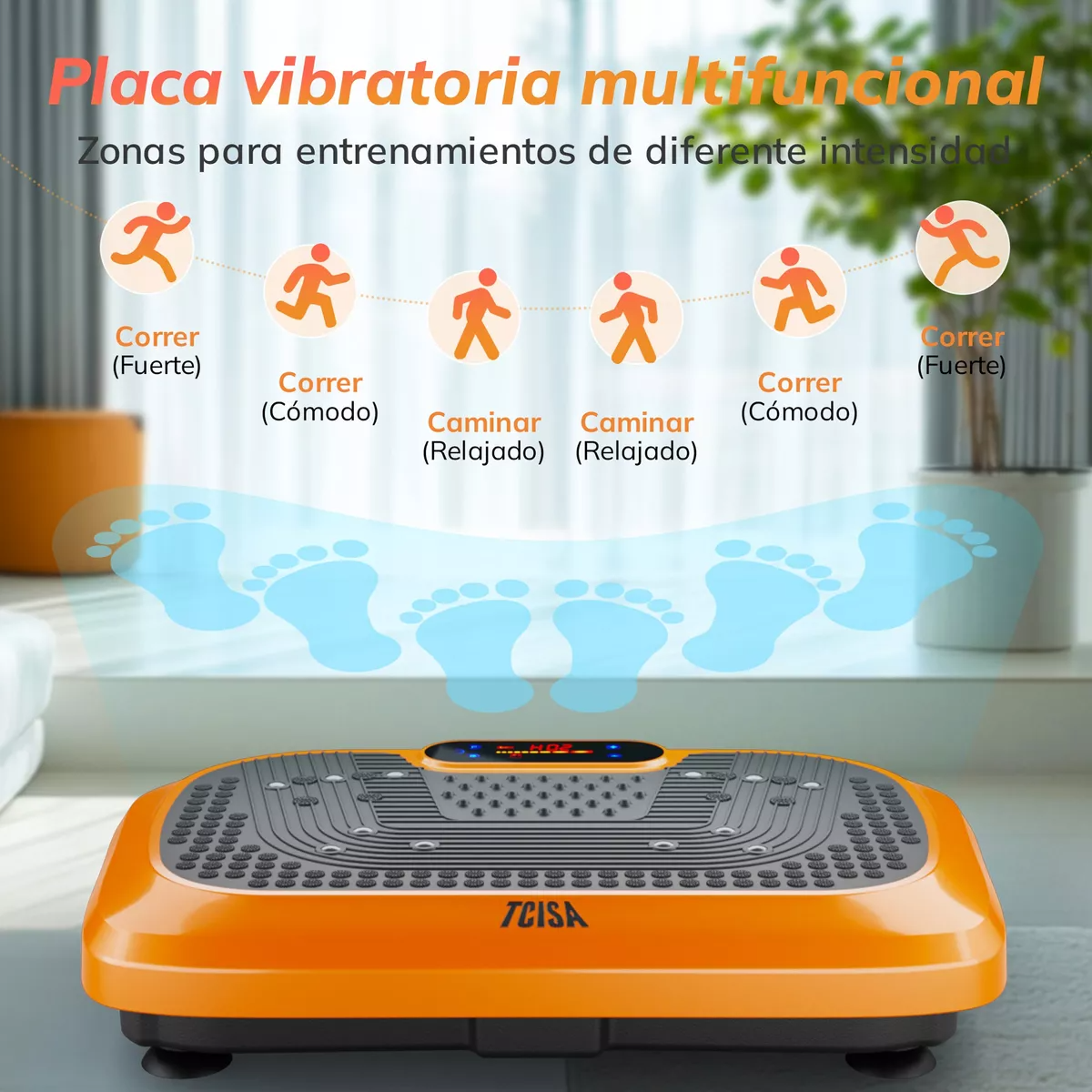 Plataforma Vibratoria Para Adelgazar Con Bandas Máquina