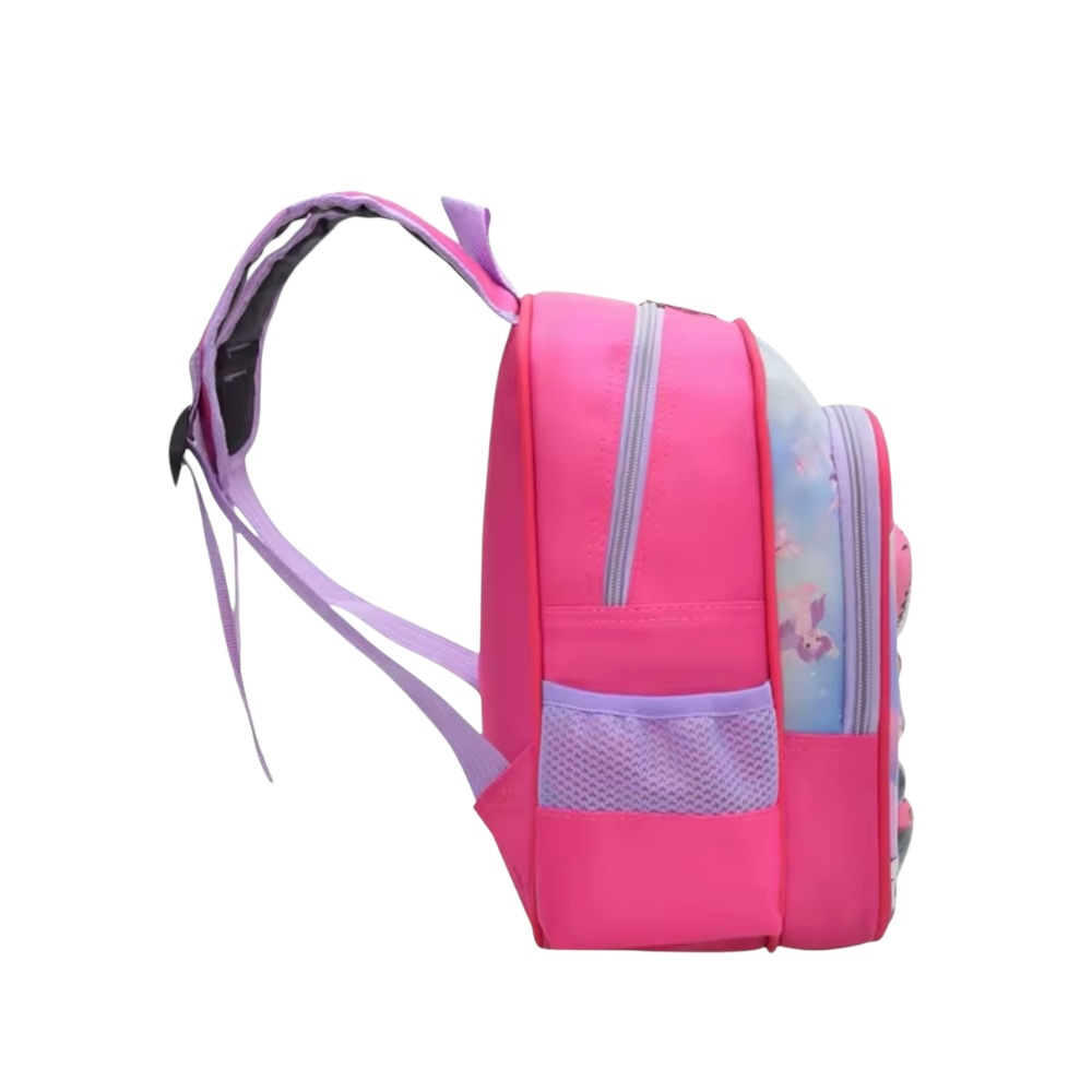 Mochila escolar infantil color rosa de Labubu
