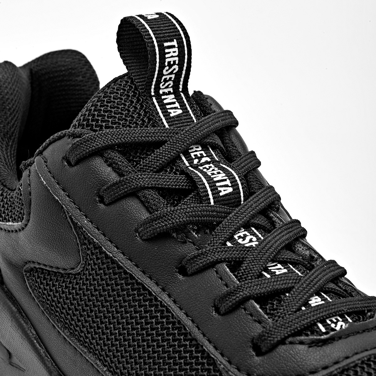 360 DELUXECHU MUJER TENIS CASUAL COLOR NEGRO