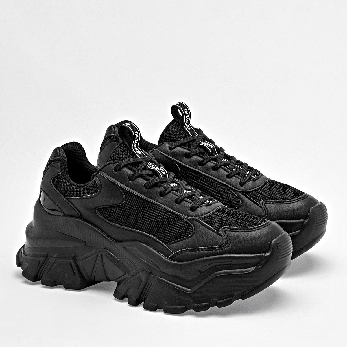 360 DELUXECHU MUJER TENIS CASUAL COLOR NEGRO