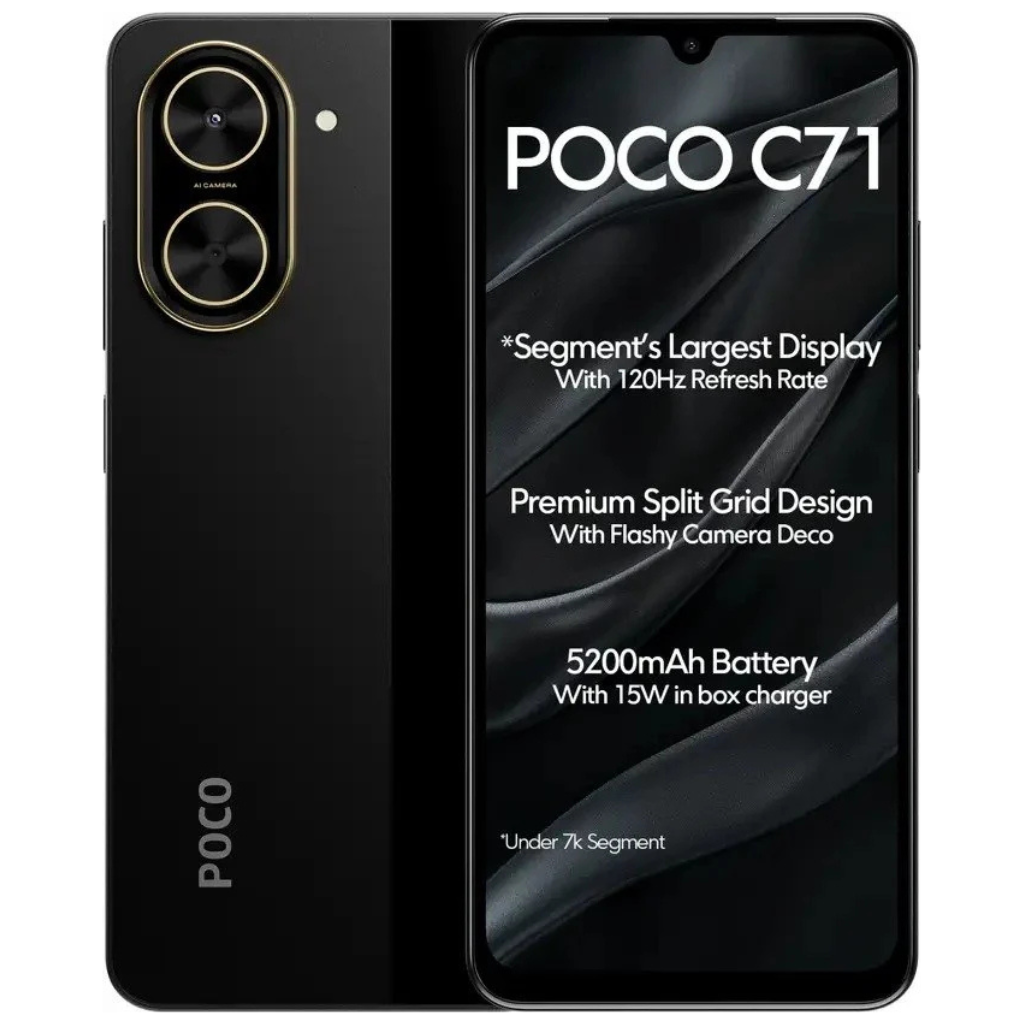 Xiaomi Poco C71 128gb Rom/4gb Ram + Buds 4 Active + Watch 5 Lite