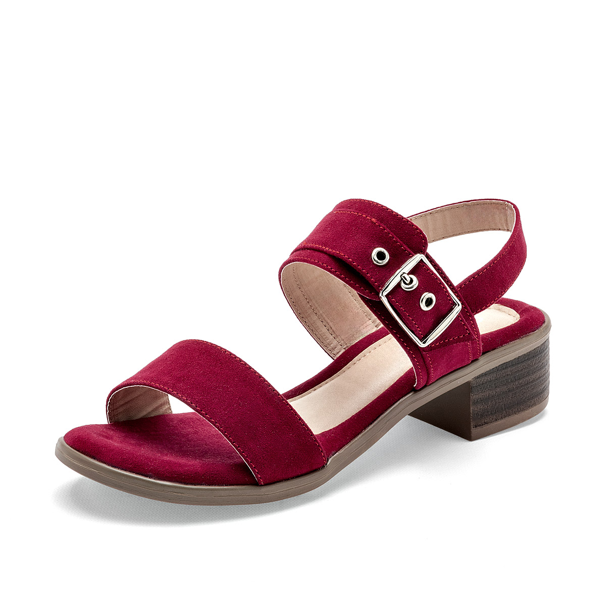 SANDALIA TACON 4 CM MUJER SEXY GIRL 1597 ROJO  