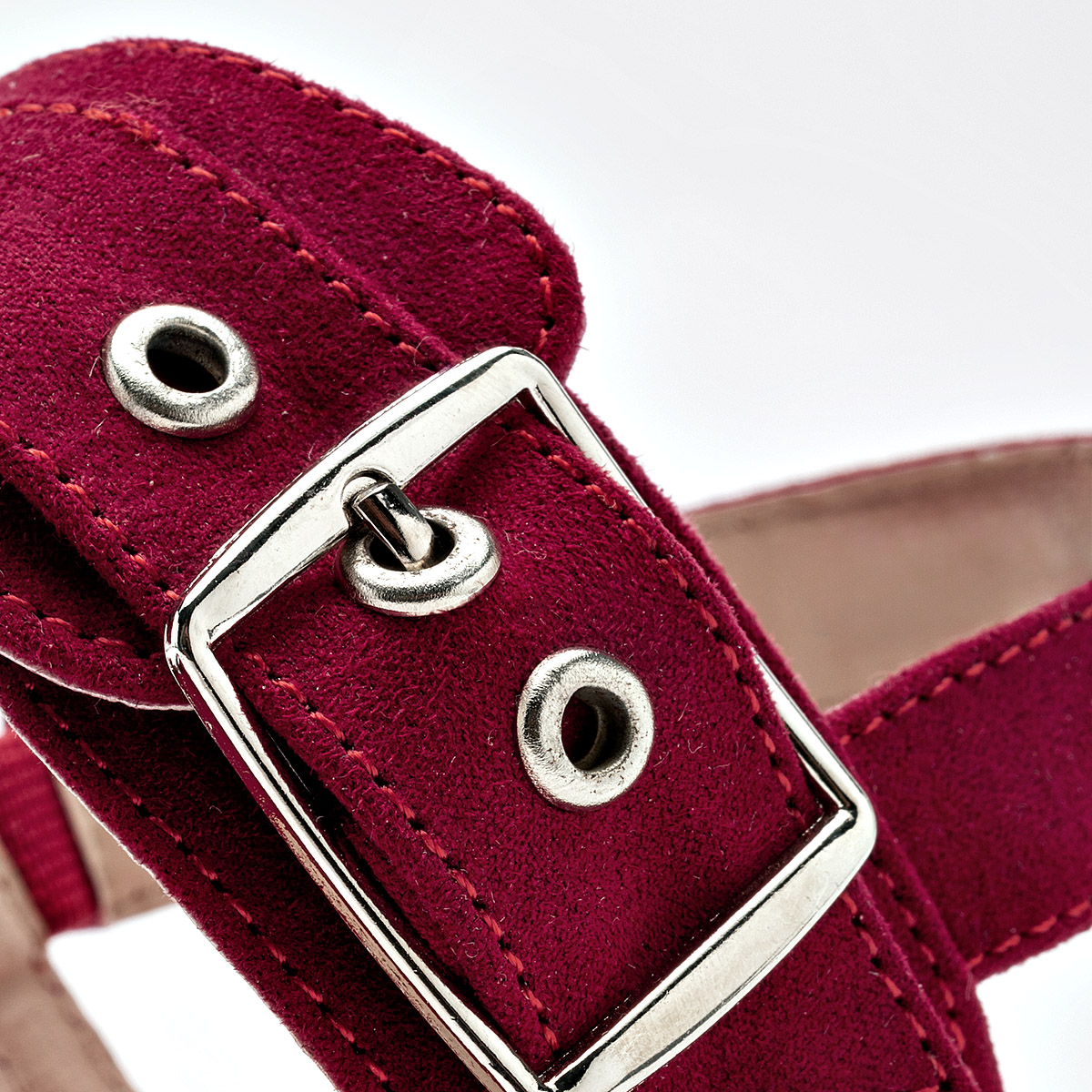 SANDALIA TACON 4 CM MUJER SEXY GIRL 1597 ROJO  