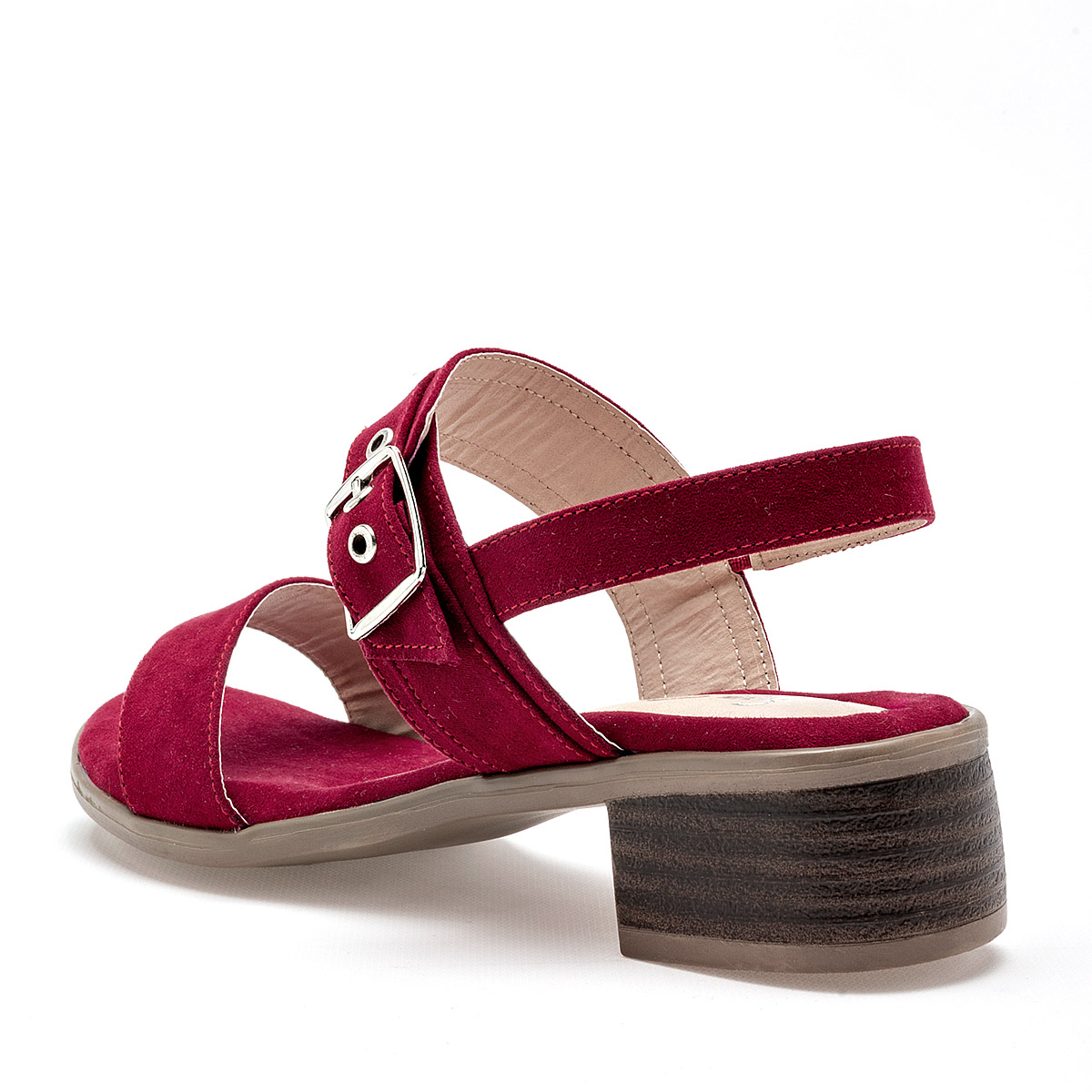 SANDALIA TACON 4 CM MUJER SEXY GIRL 1597 ROJO  