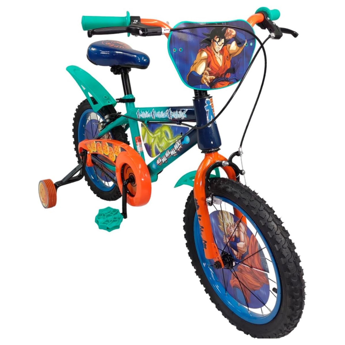 Bicicleta Infantil Para Niños Dragon Ball Rodada 16.