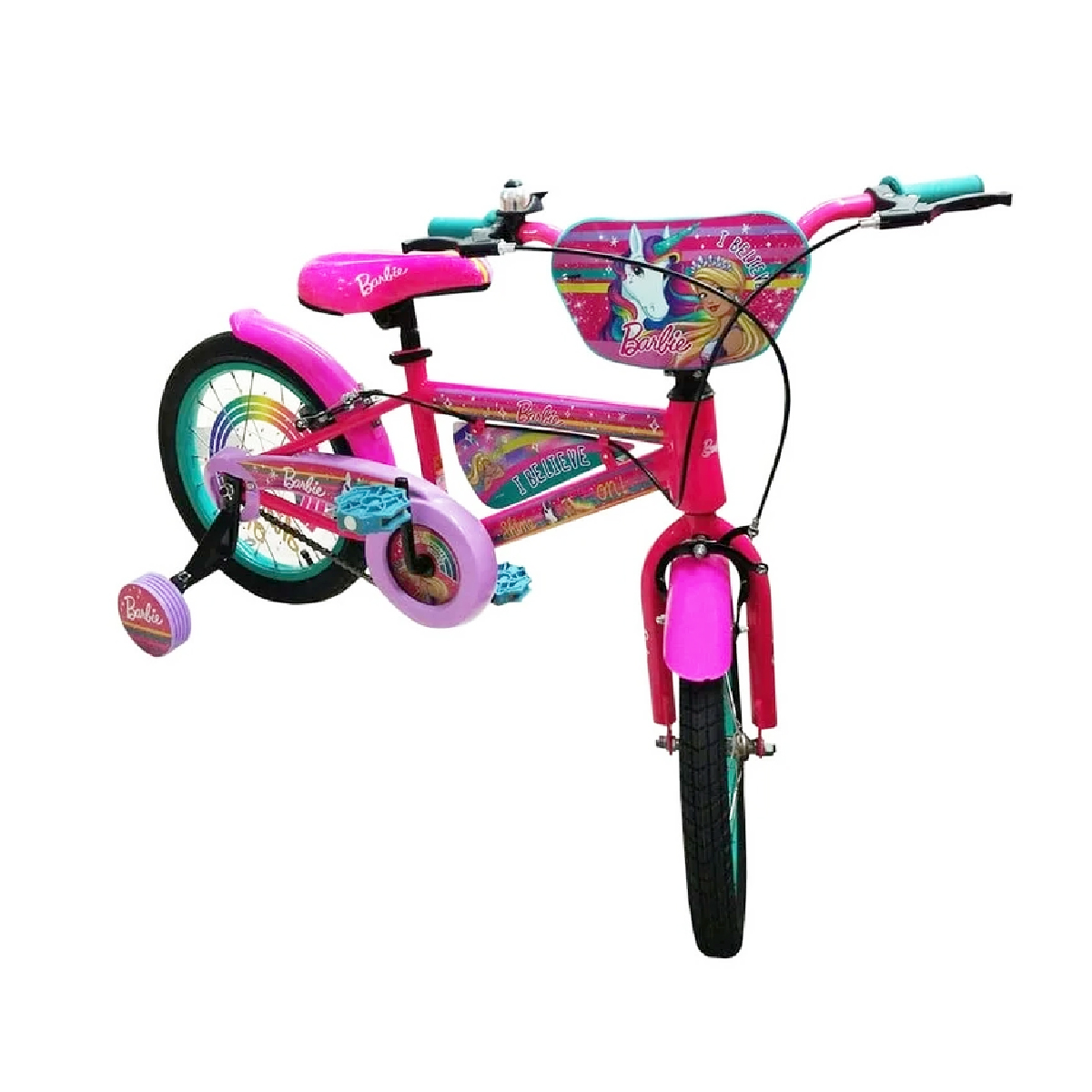 Bicicleta Infantil Barbie Rodada 16