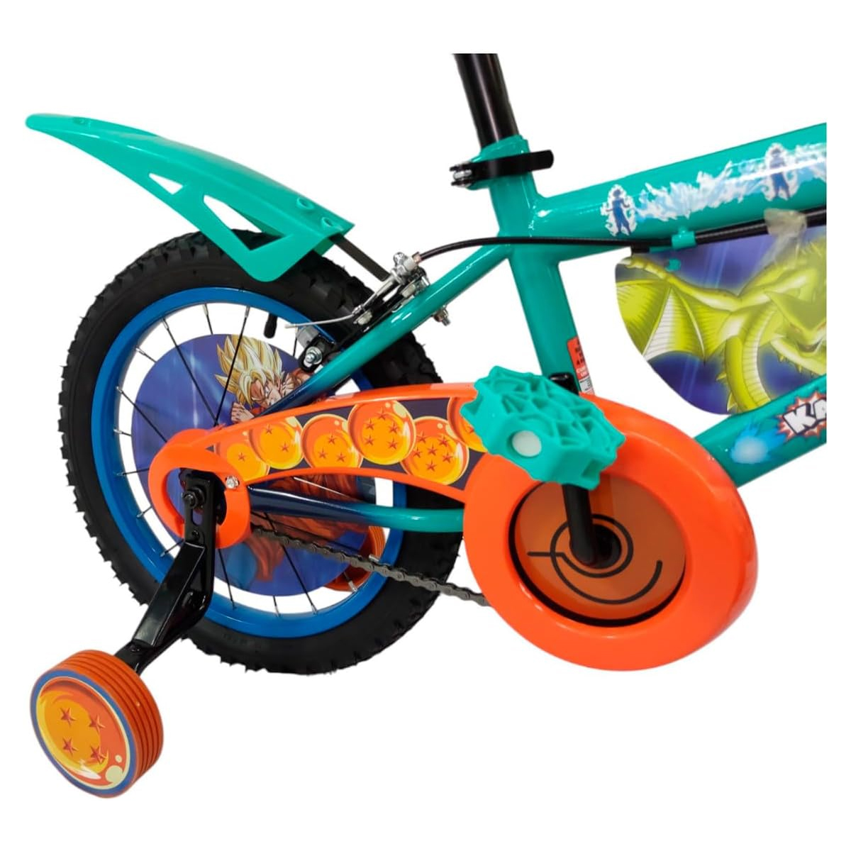 Bicicleta Infantil Para Niños Dragon Ball Rodada 16.