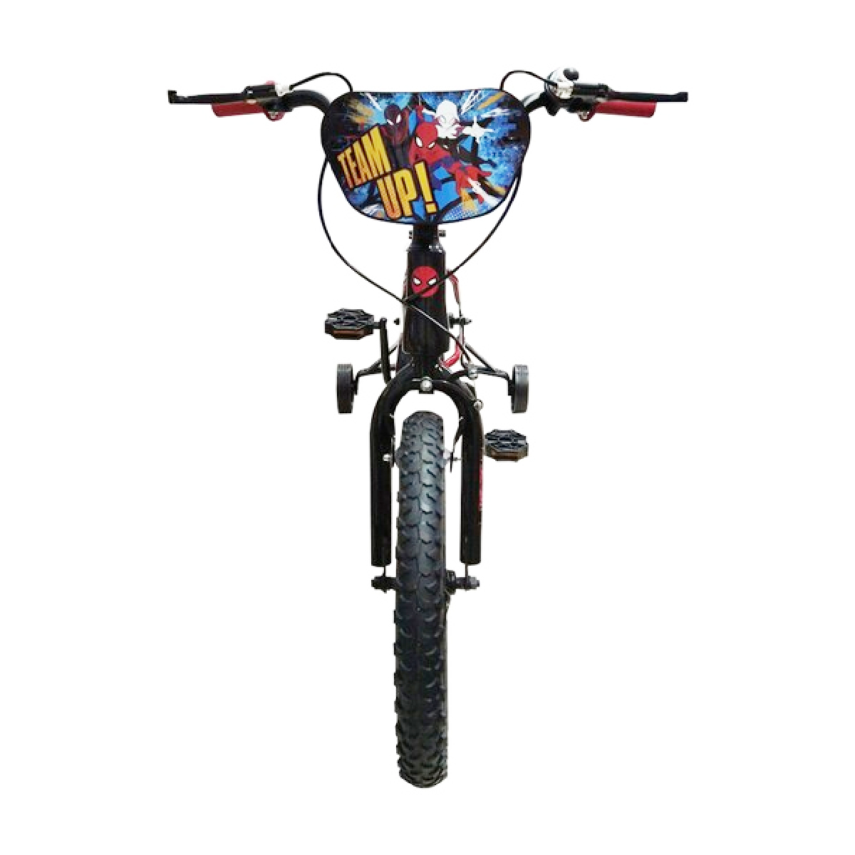 Bicicleta Infantil Para Niños Spiderman Rodada 16 Negro