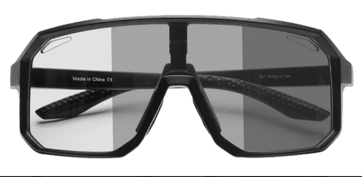 Lentes fotocromáticos deportivos  con protección UV resistentes a impactos negro