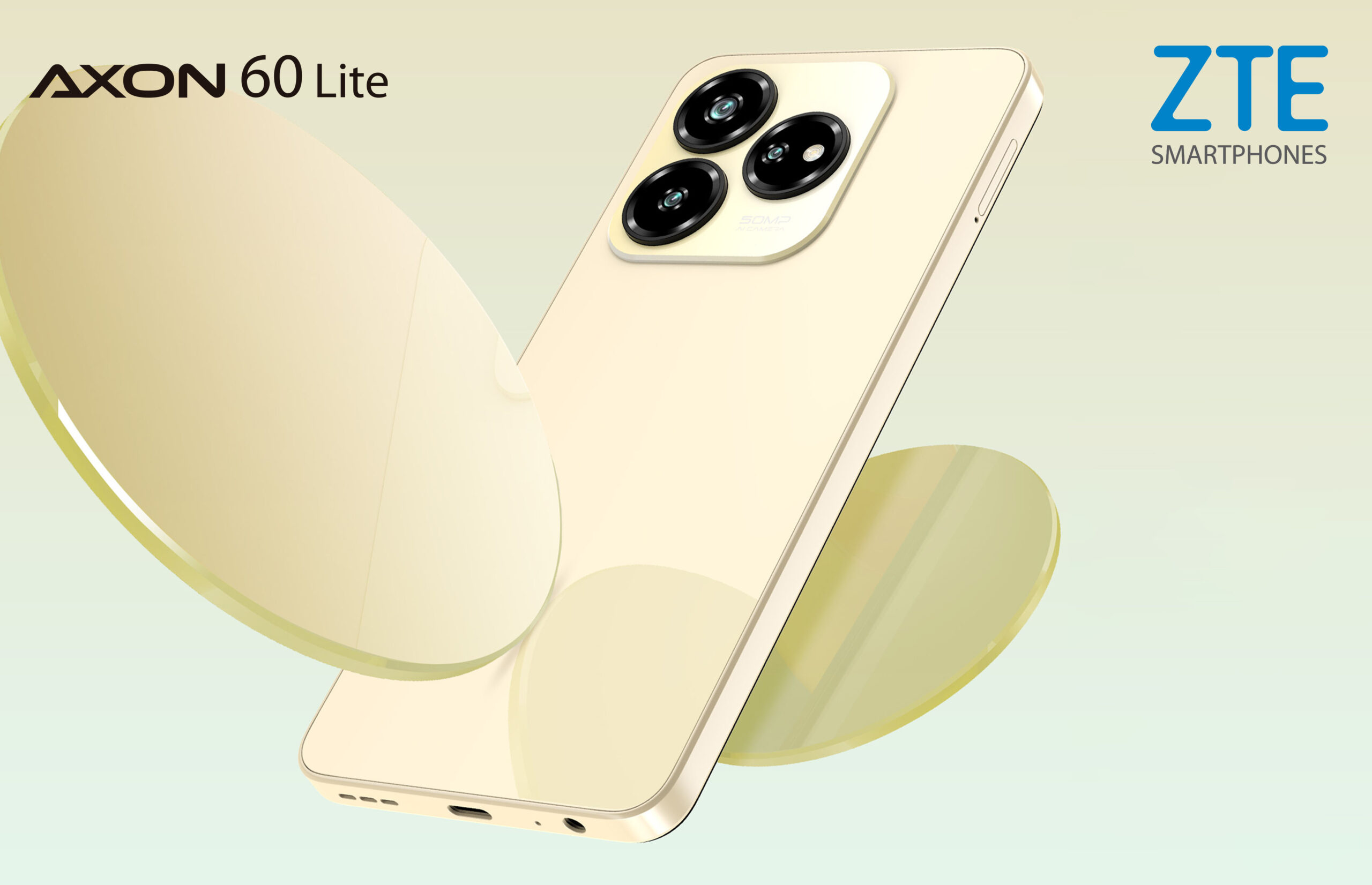 Celular ZTE Axon 60 Lite Dorado 4GB RAM 256GB Desbloqueado 