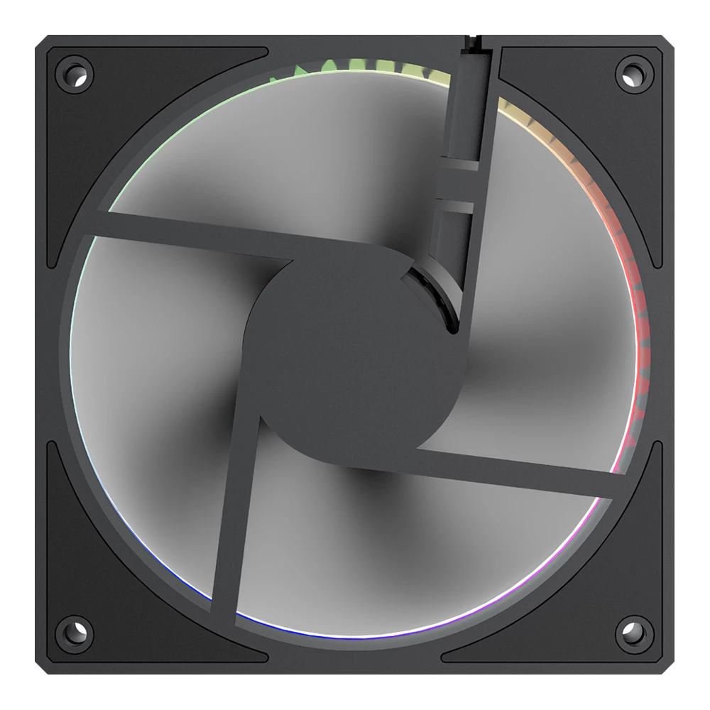 VENTILADOR BALAM RUSH EOLOX BORA EXB85 KIT3X1 120MM NEGRO ARGB BR-942126