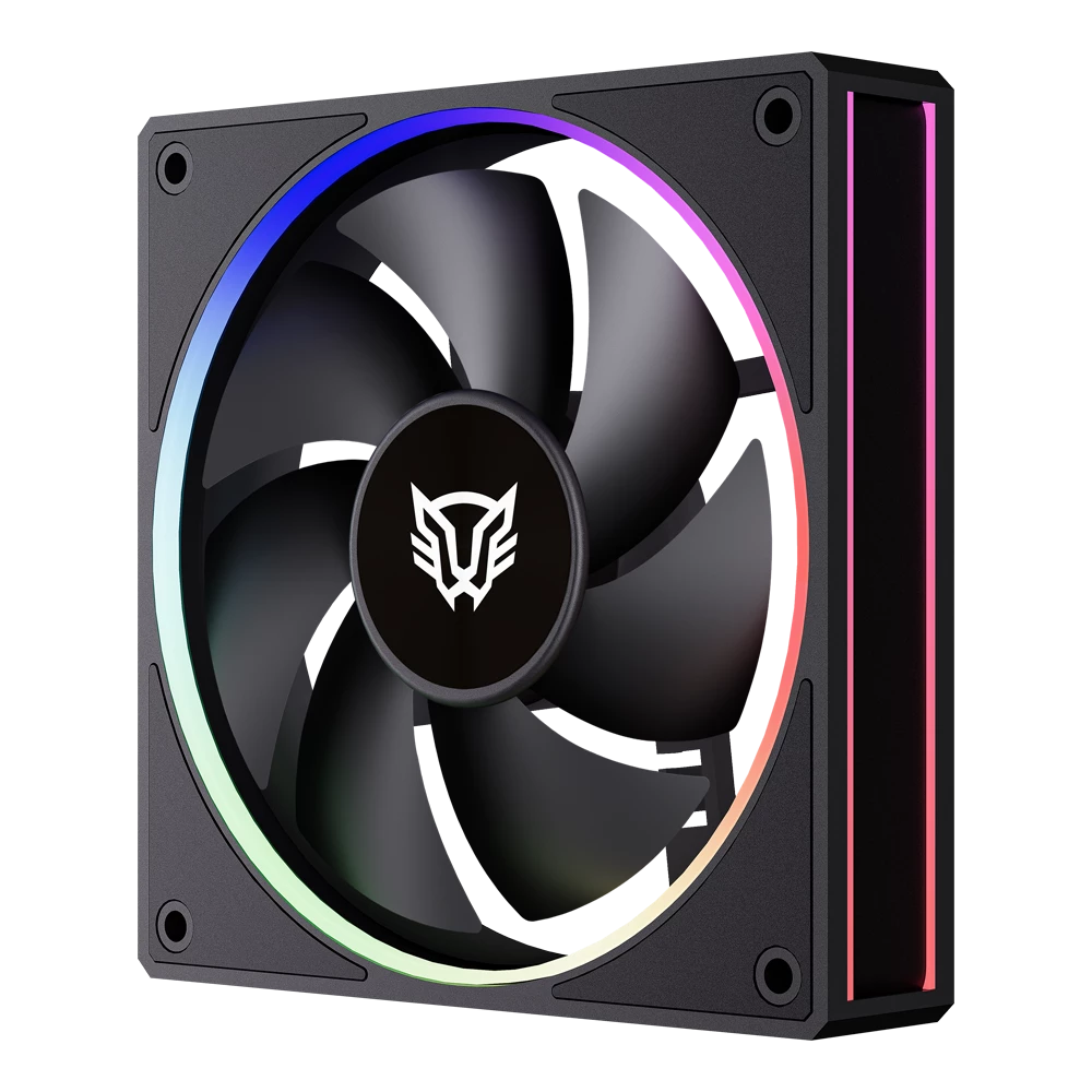 VENTILADOR BALAM RUSH EOLOX BORA EXB85 KIT3X1 120MM NEGRO ARGB BR-942126